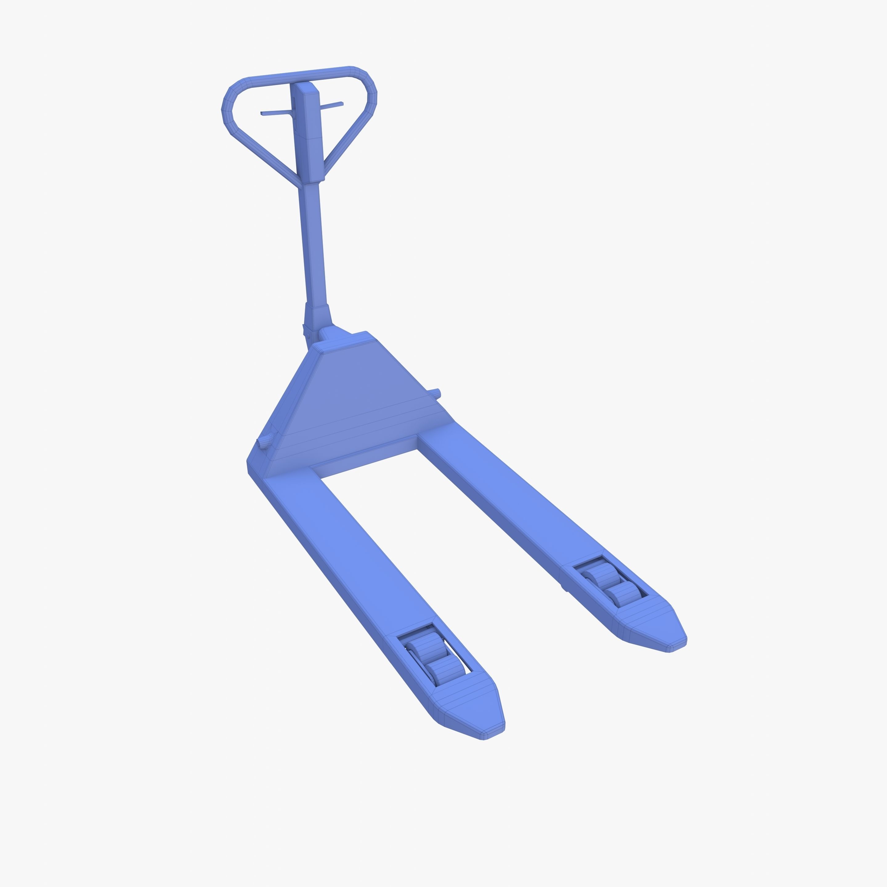 Pallet Jack V1 Low-poly 3D model_22