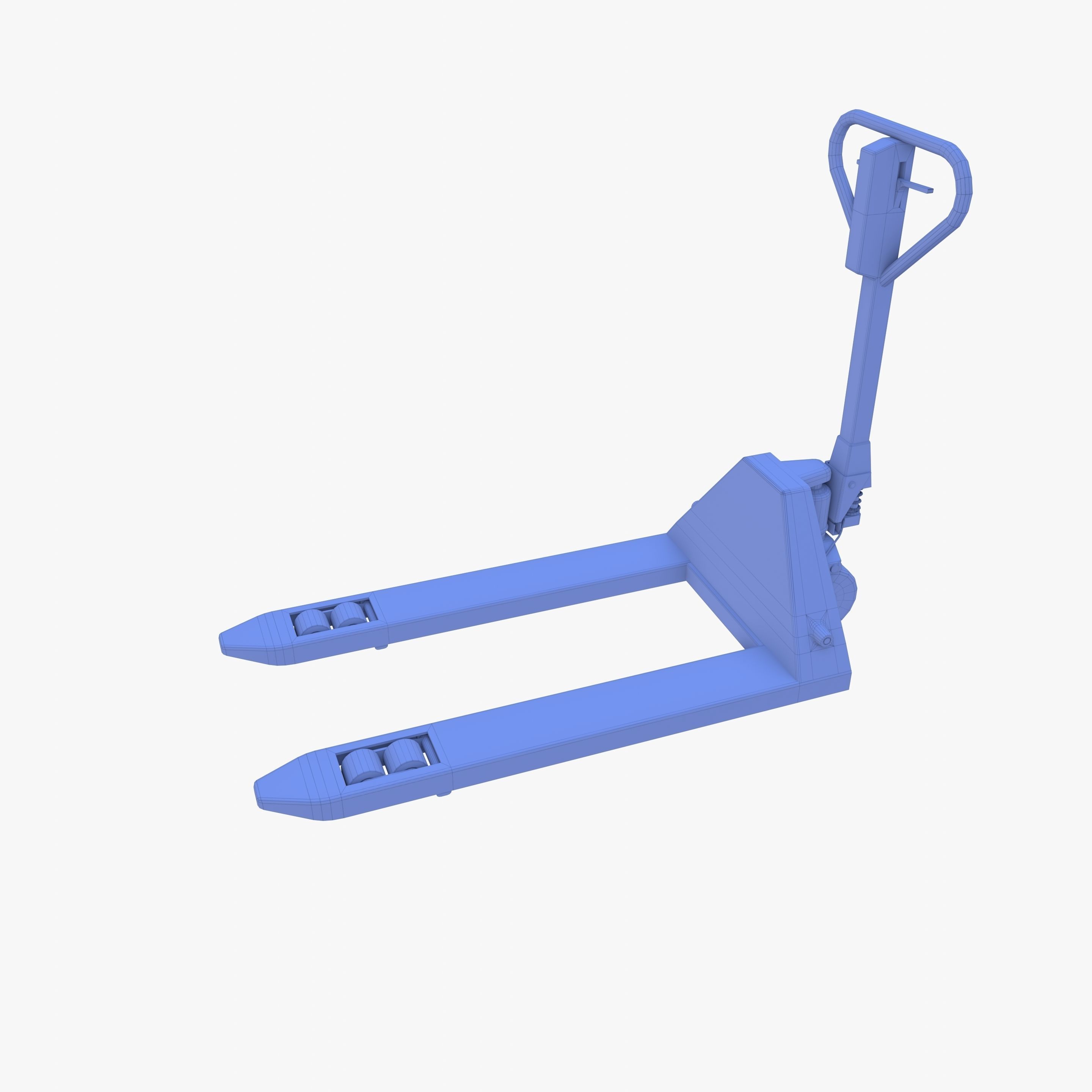 Pallet Jack V1 Low-poly 3D model_21