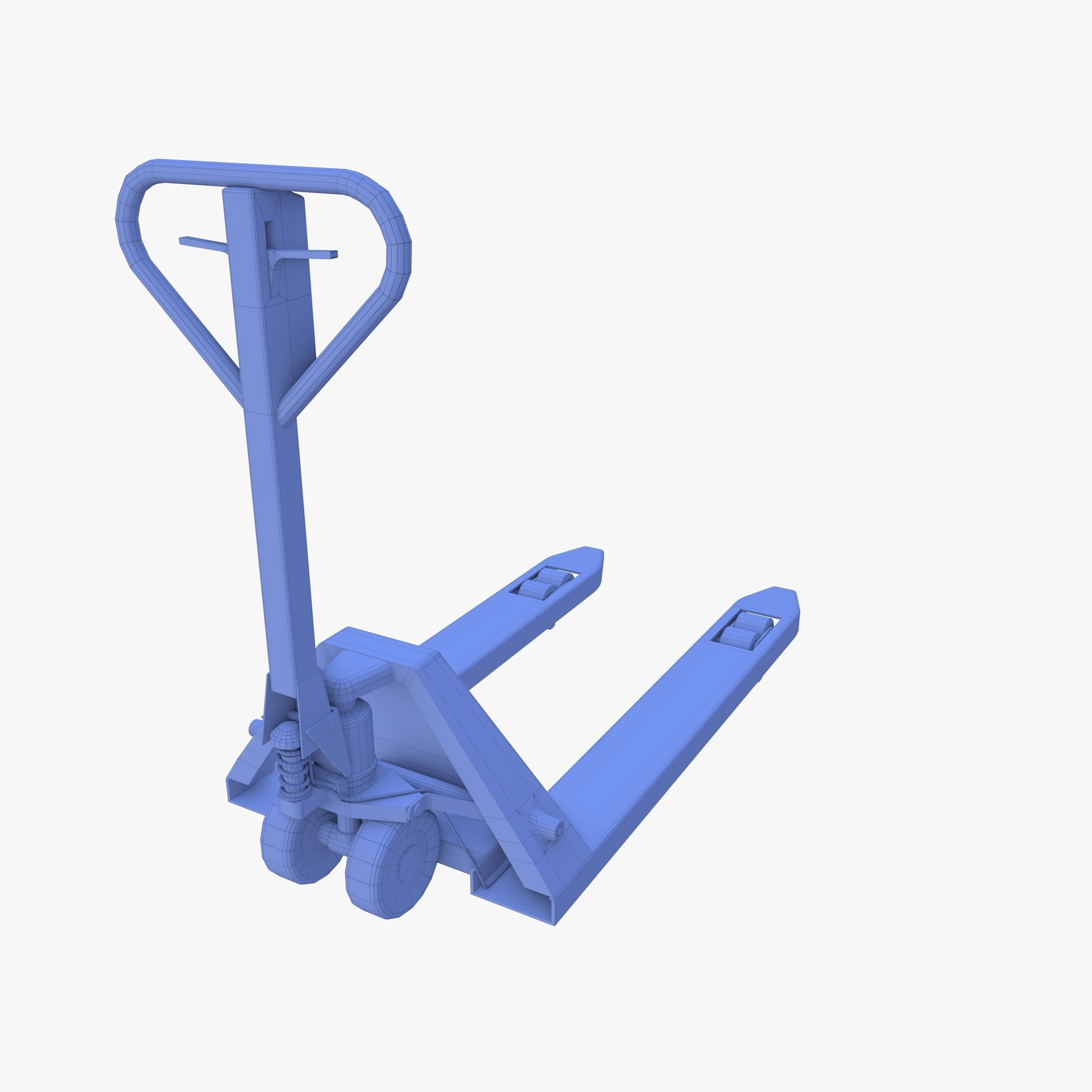 Pallet Jack V1 Low-poly 3D model_20