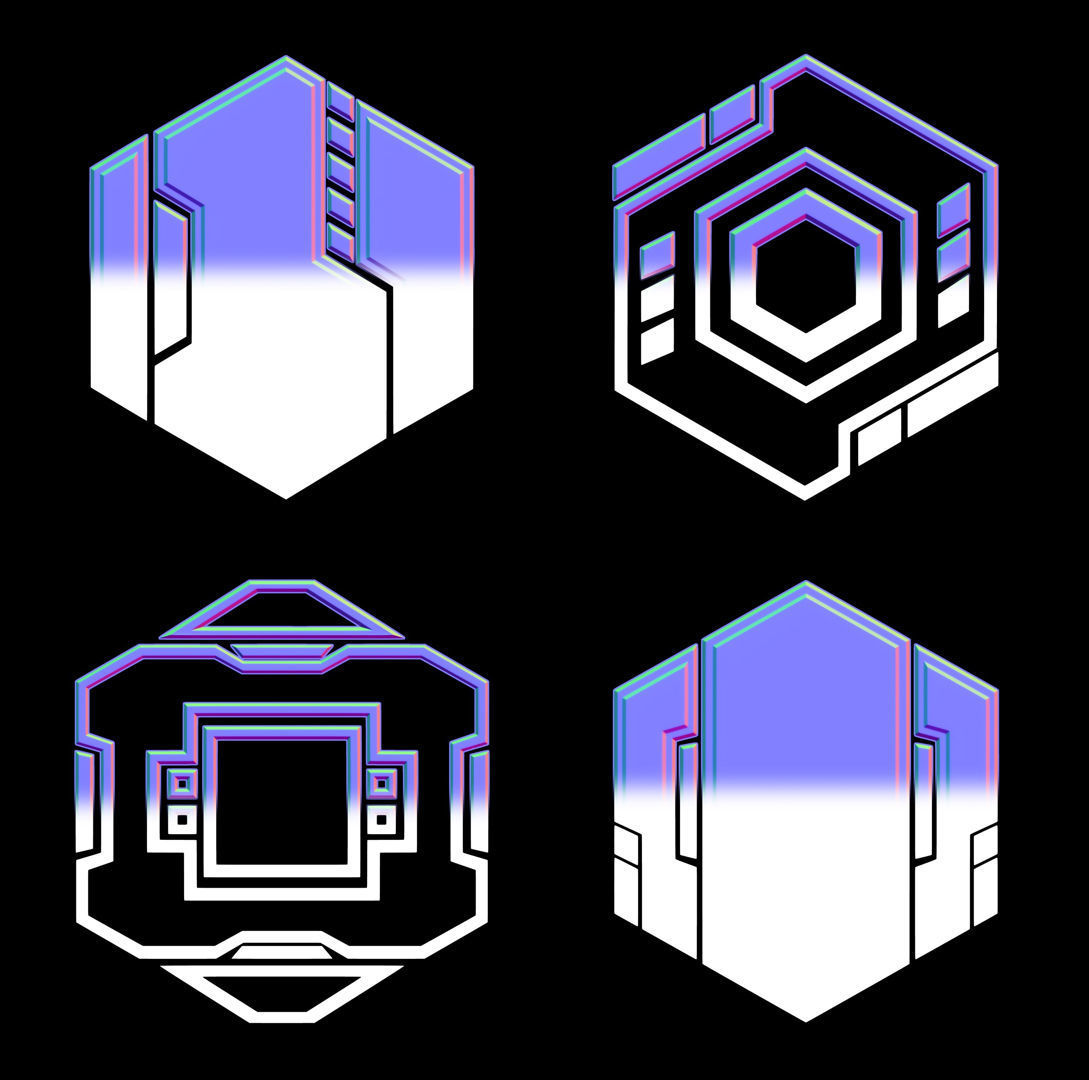 100 Sci-fi Hologram Normal Map and Alpha Texture_8