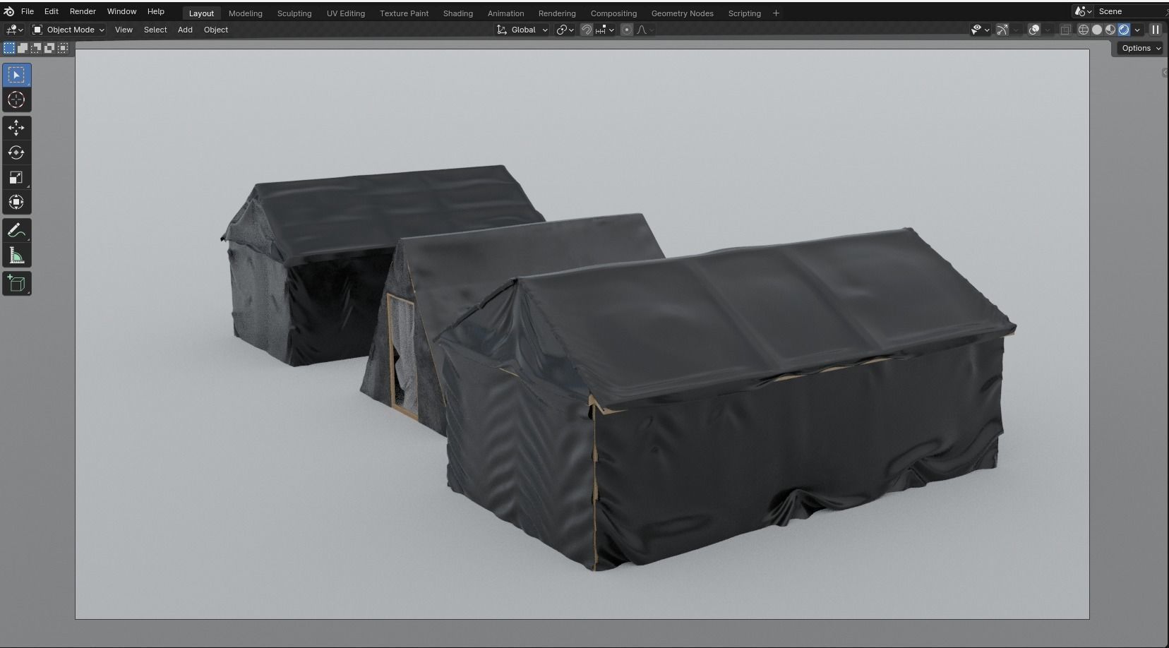 TENT HOUSE 3D model_4