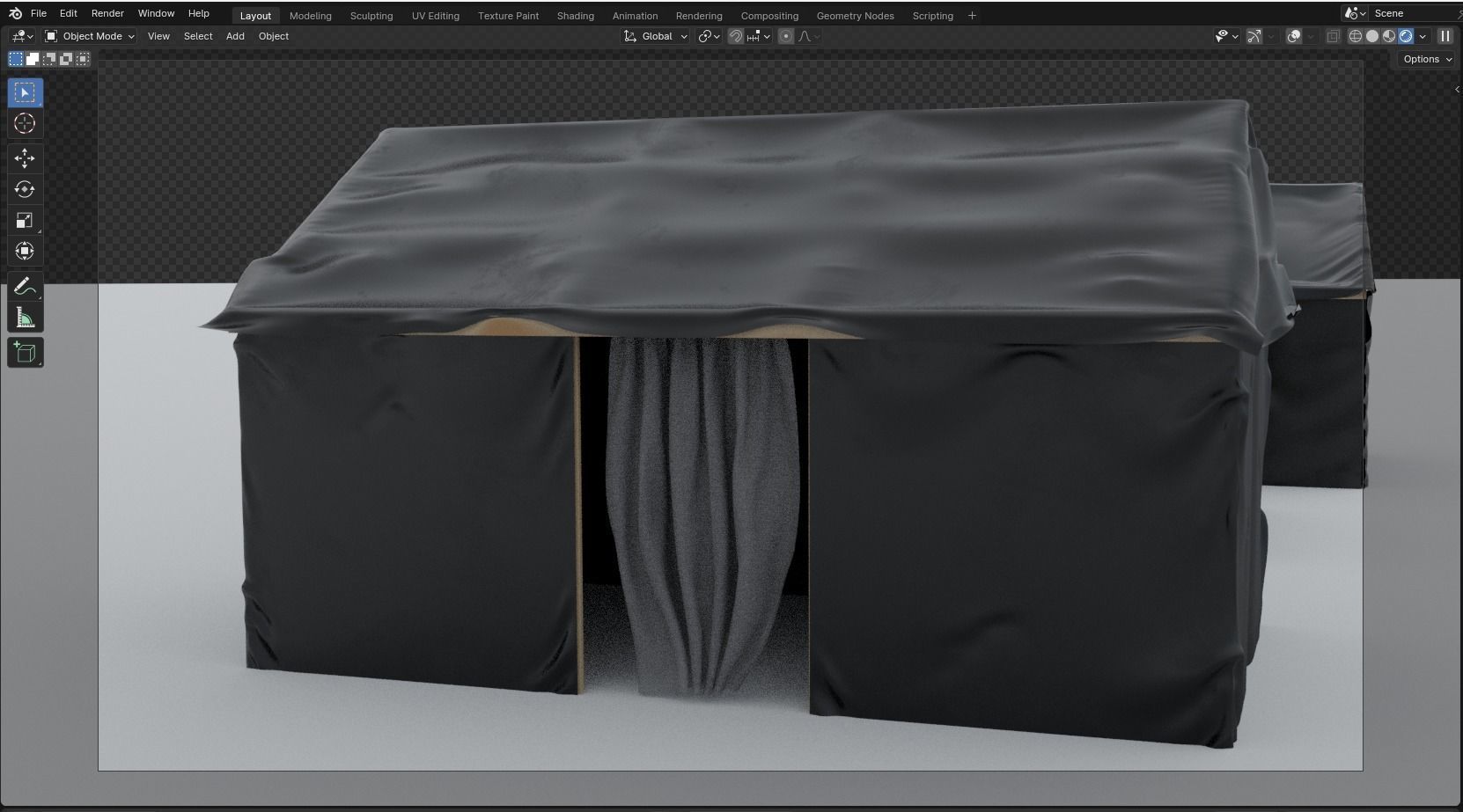 TENT HOUSE 3D model_3