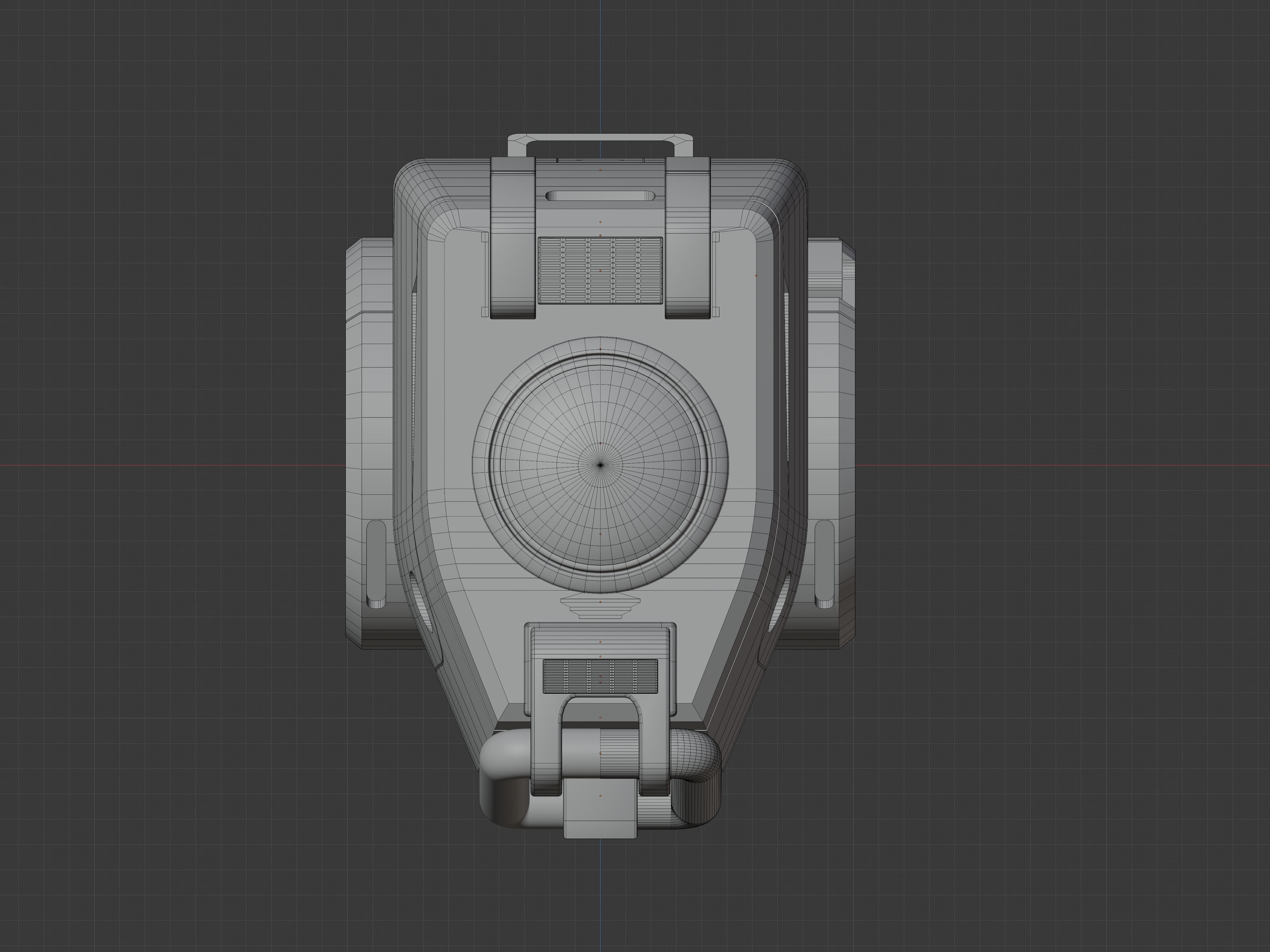 Patrol Drone scifi 3D model 3D model_11