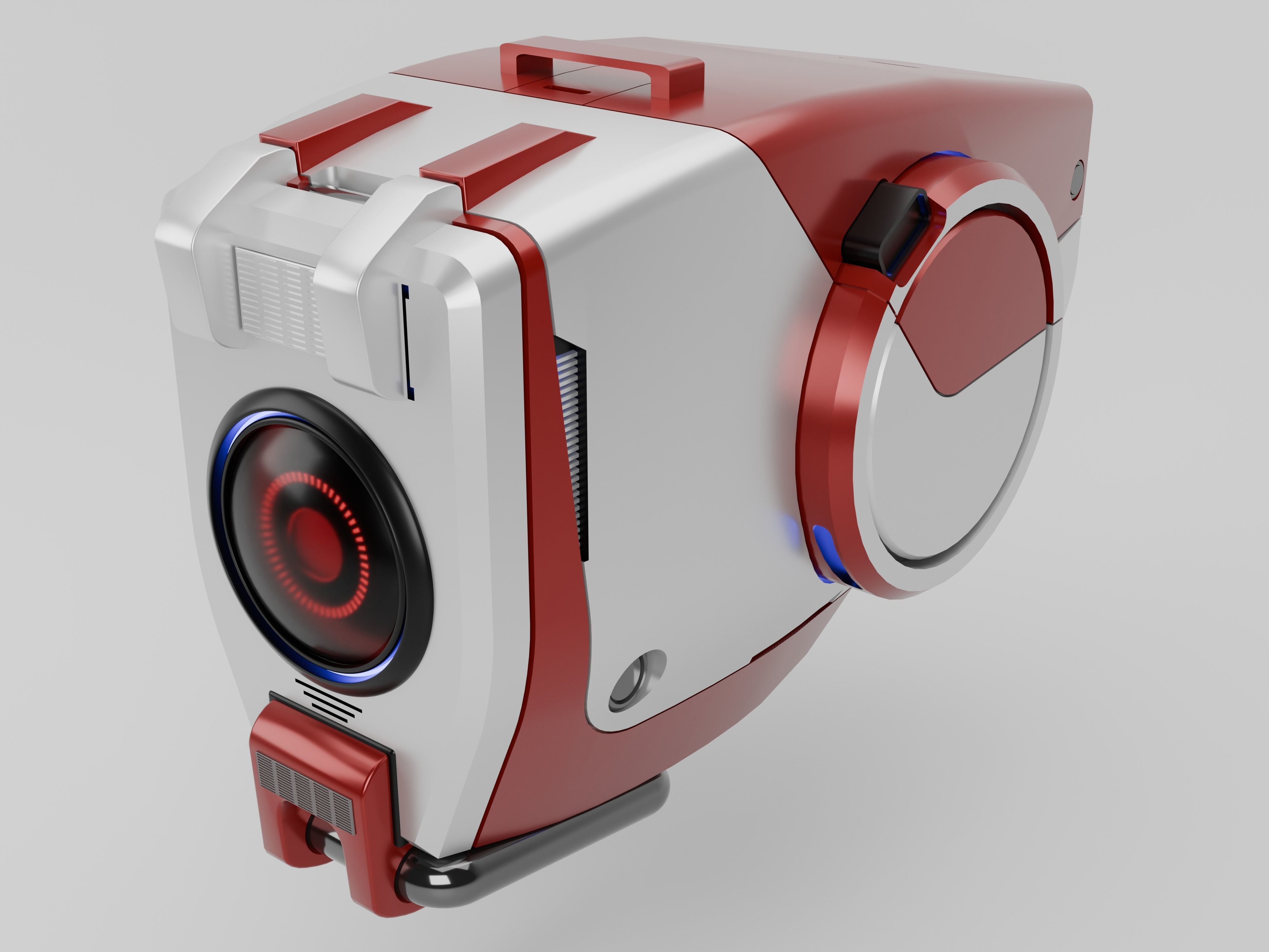 Patrol Drone scifi 3D model 3D model_3