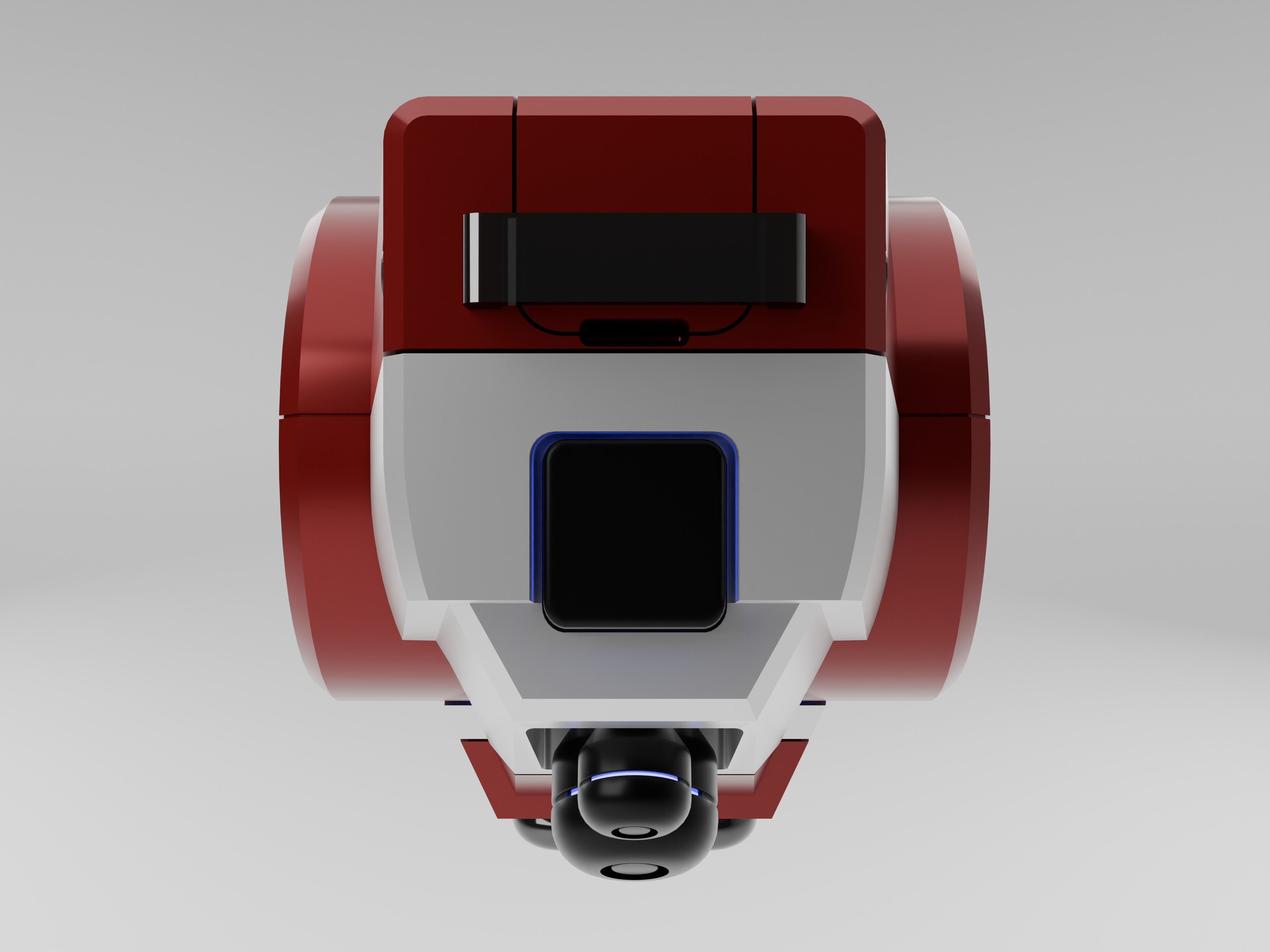 Patrol Drone scifi 3D model 3D model_2