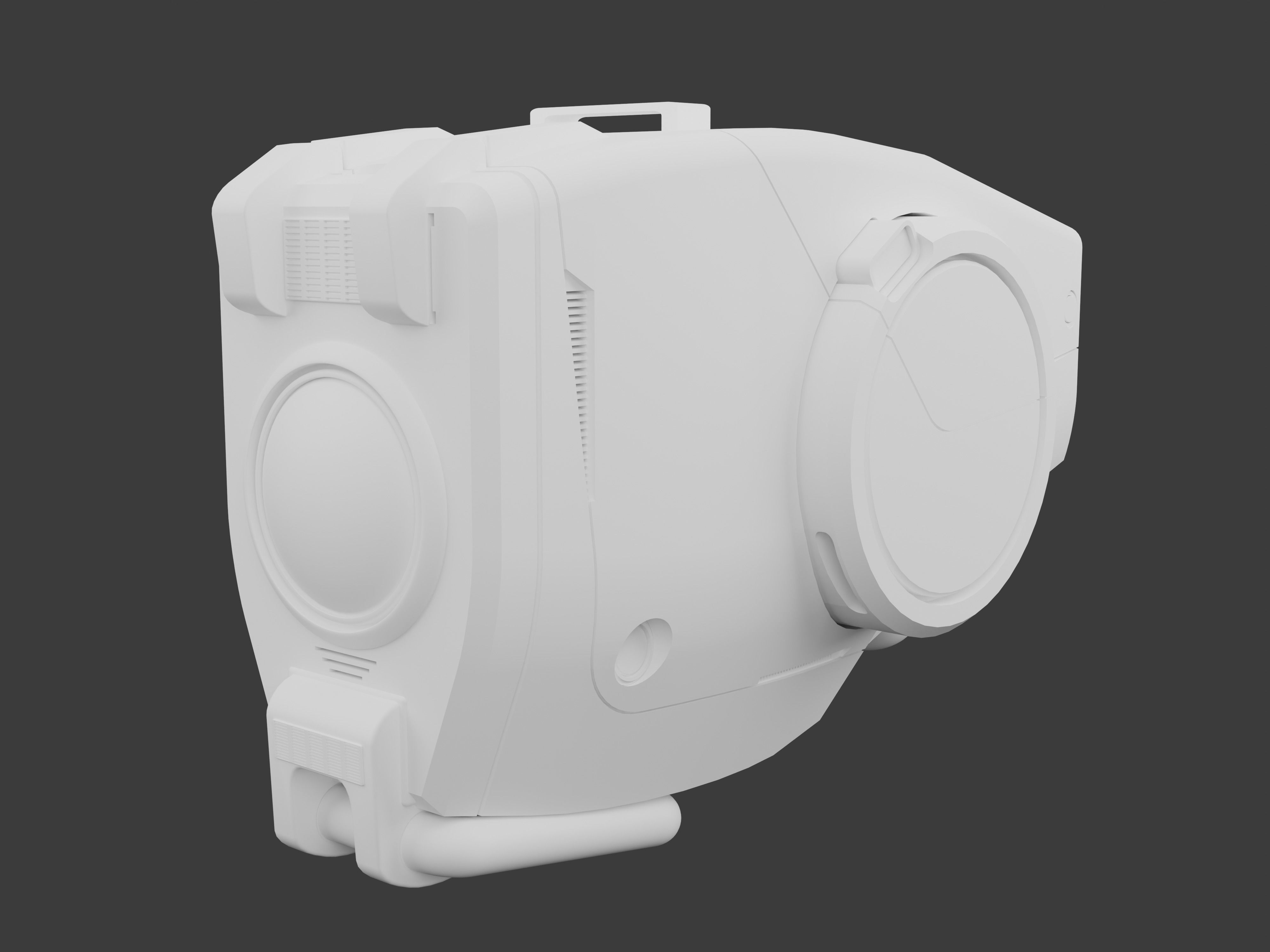 Patrol Drone scifi 3D model 3D model_8