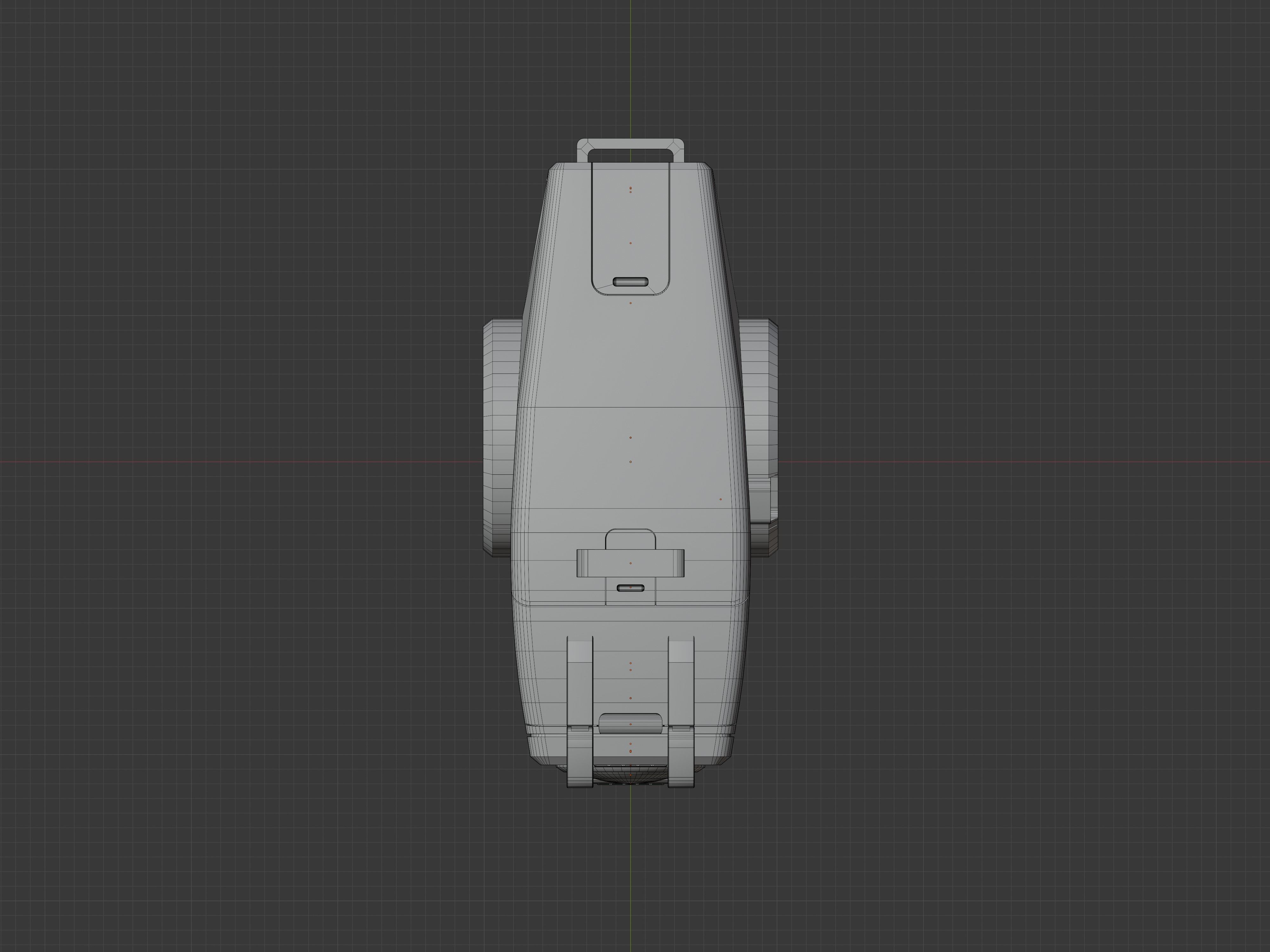 Patrol Drone scifi 3D model 3D model_13