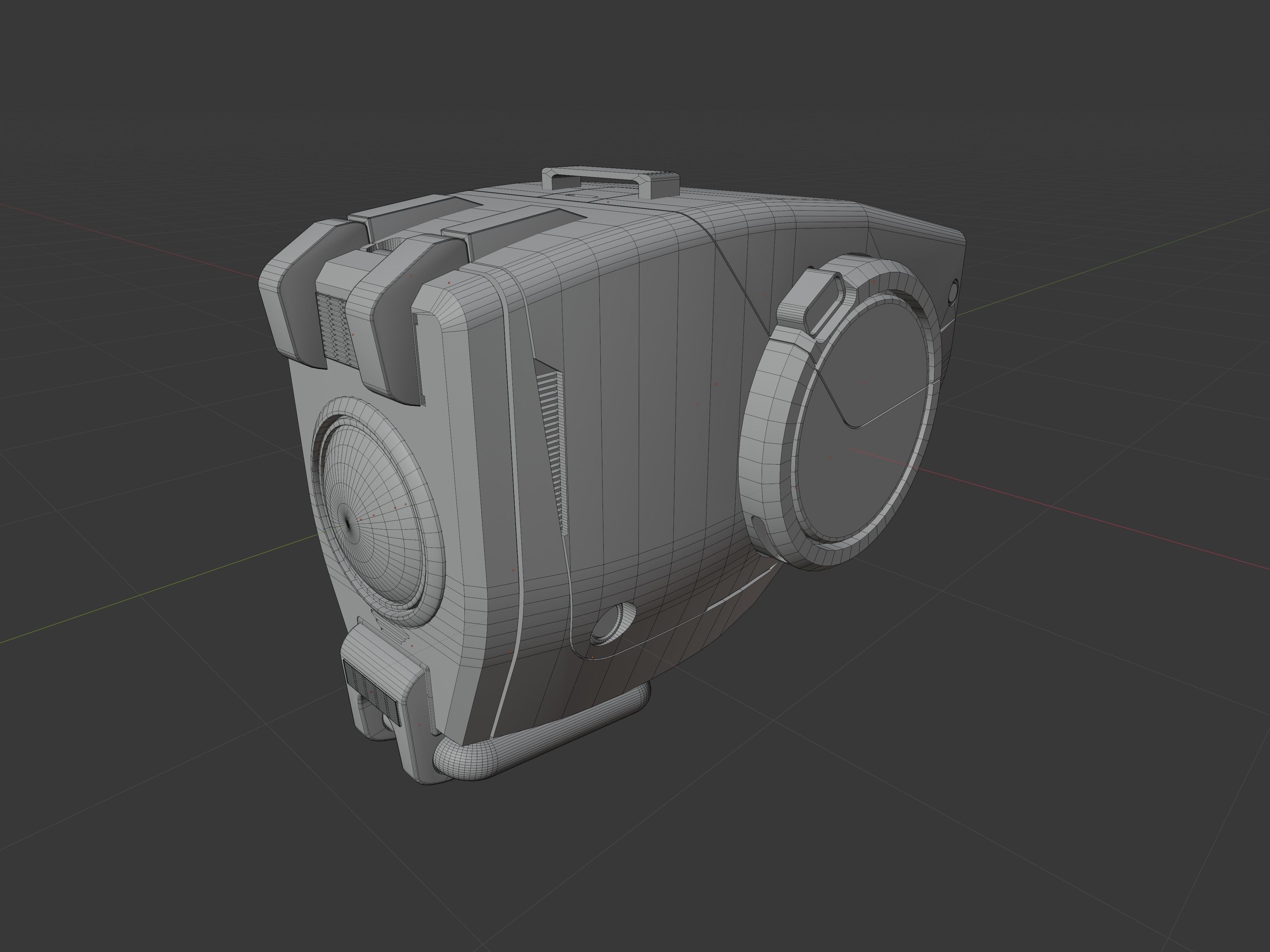 Patrol Drone scifi 3D model 3D model_15