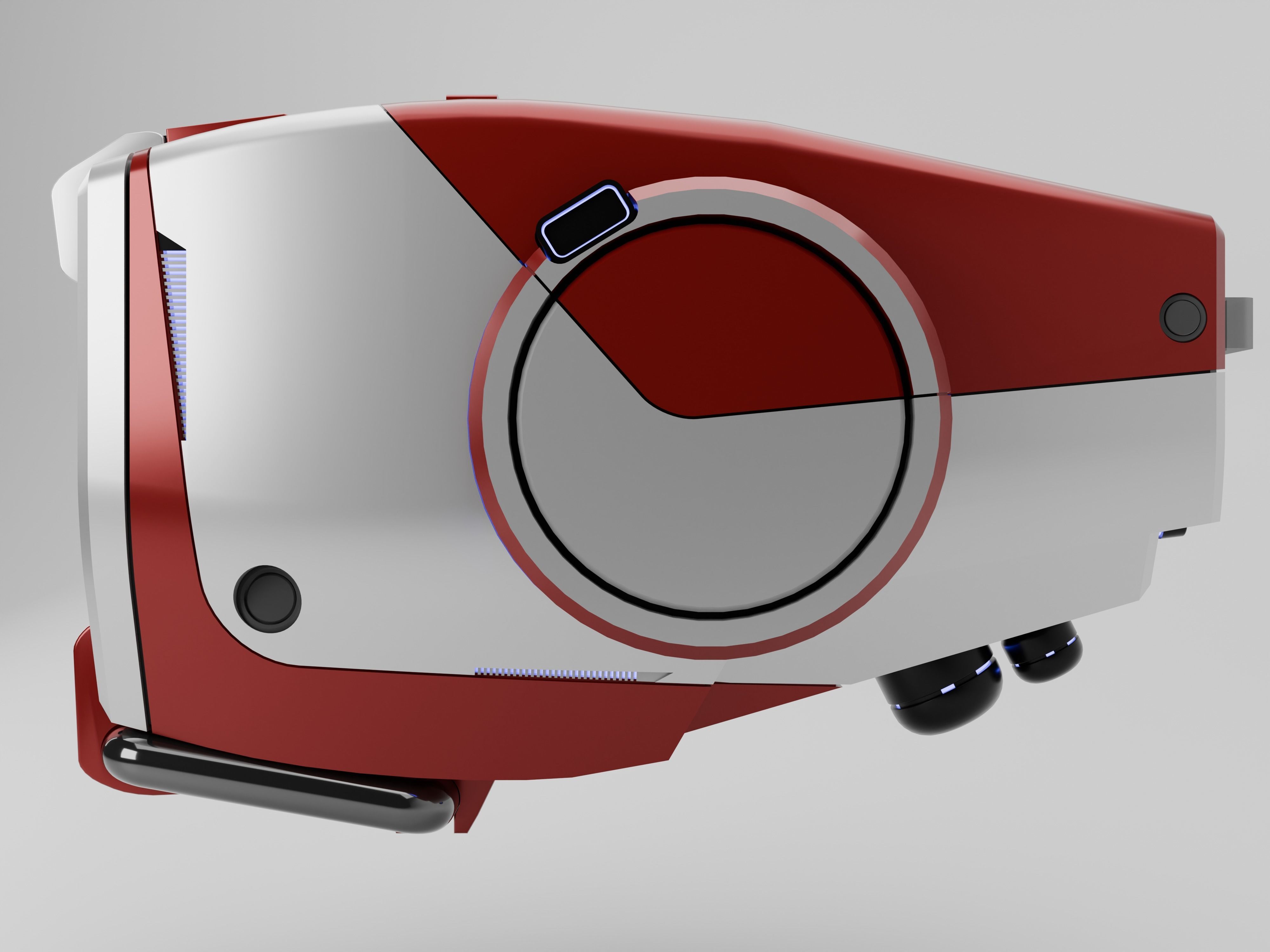 Patrol Drone scifi 3D model 3D model_1