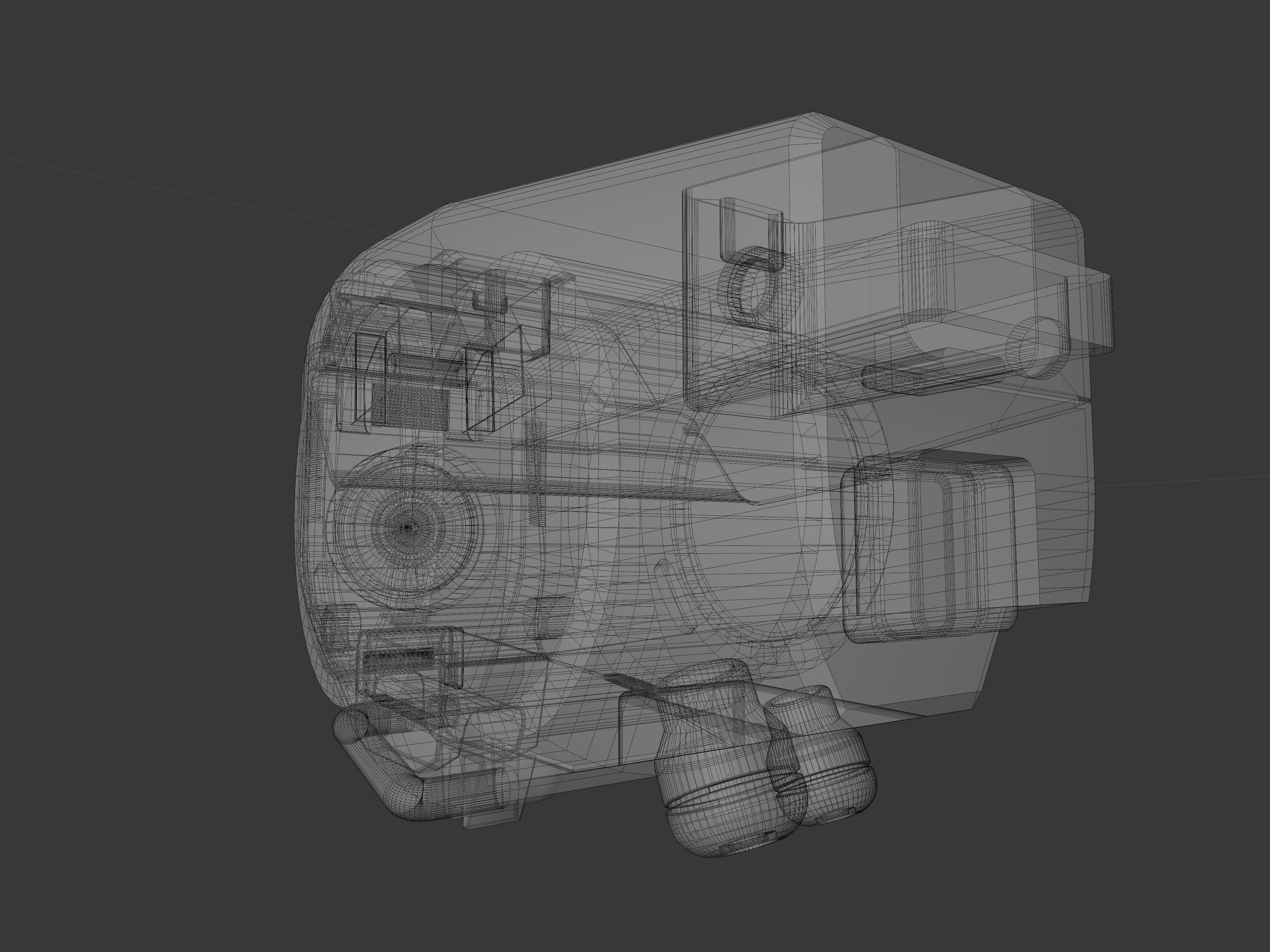 Patrol Drone scifi 3D model 3D model_17