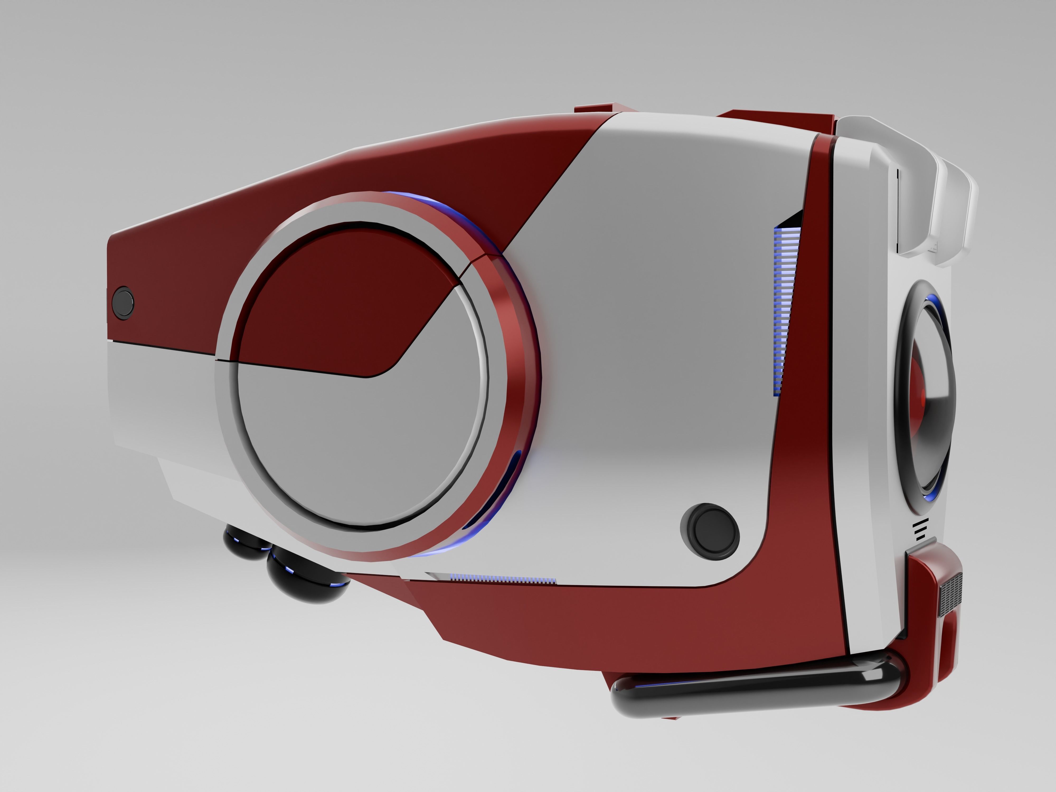 Patrol Drone scifi 3D model 3D model_7