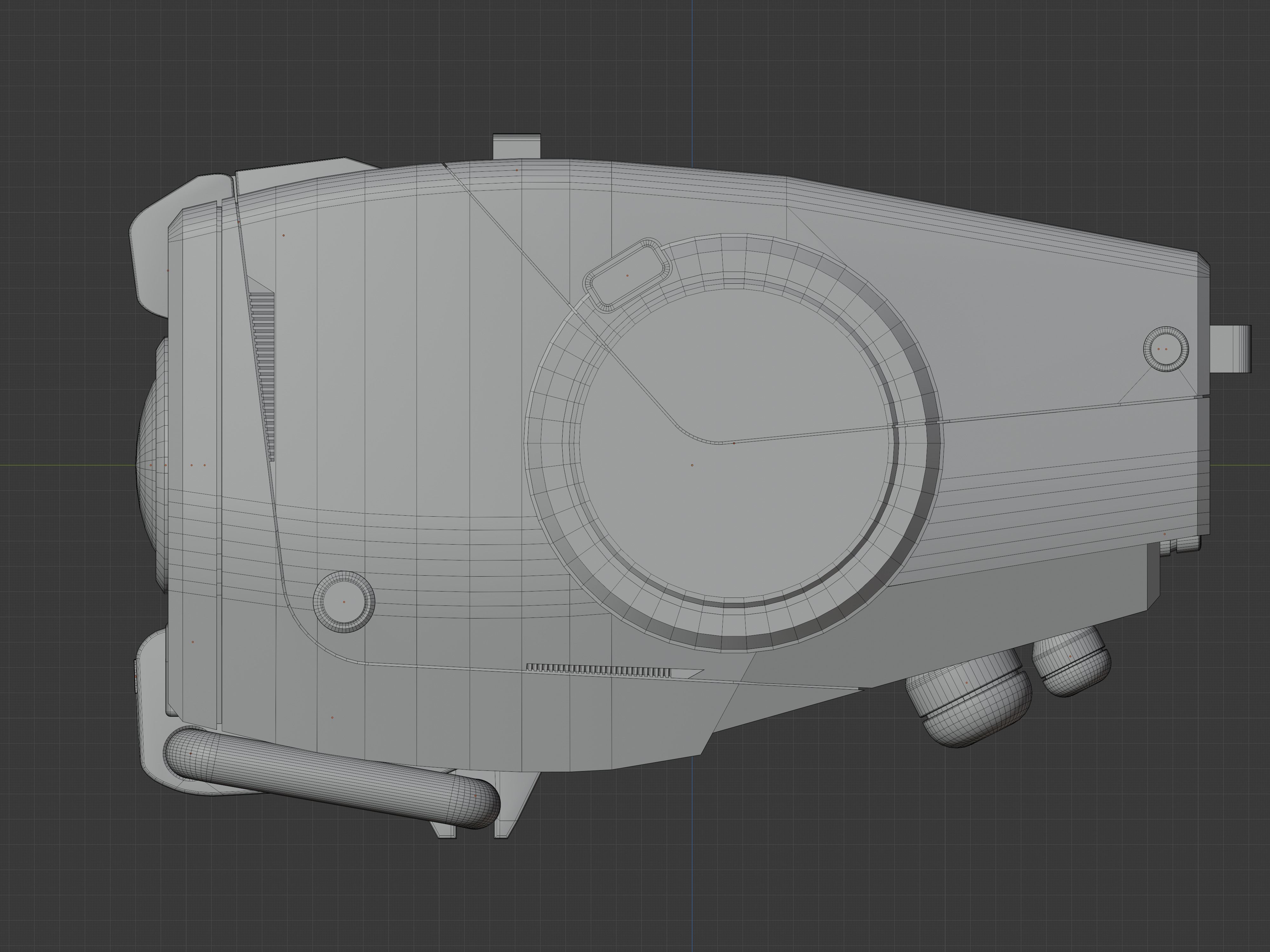 Patrol Drone scifi 3D model 3D model_12