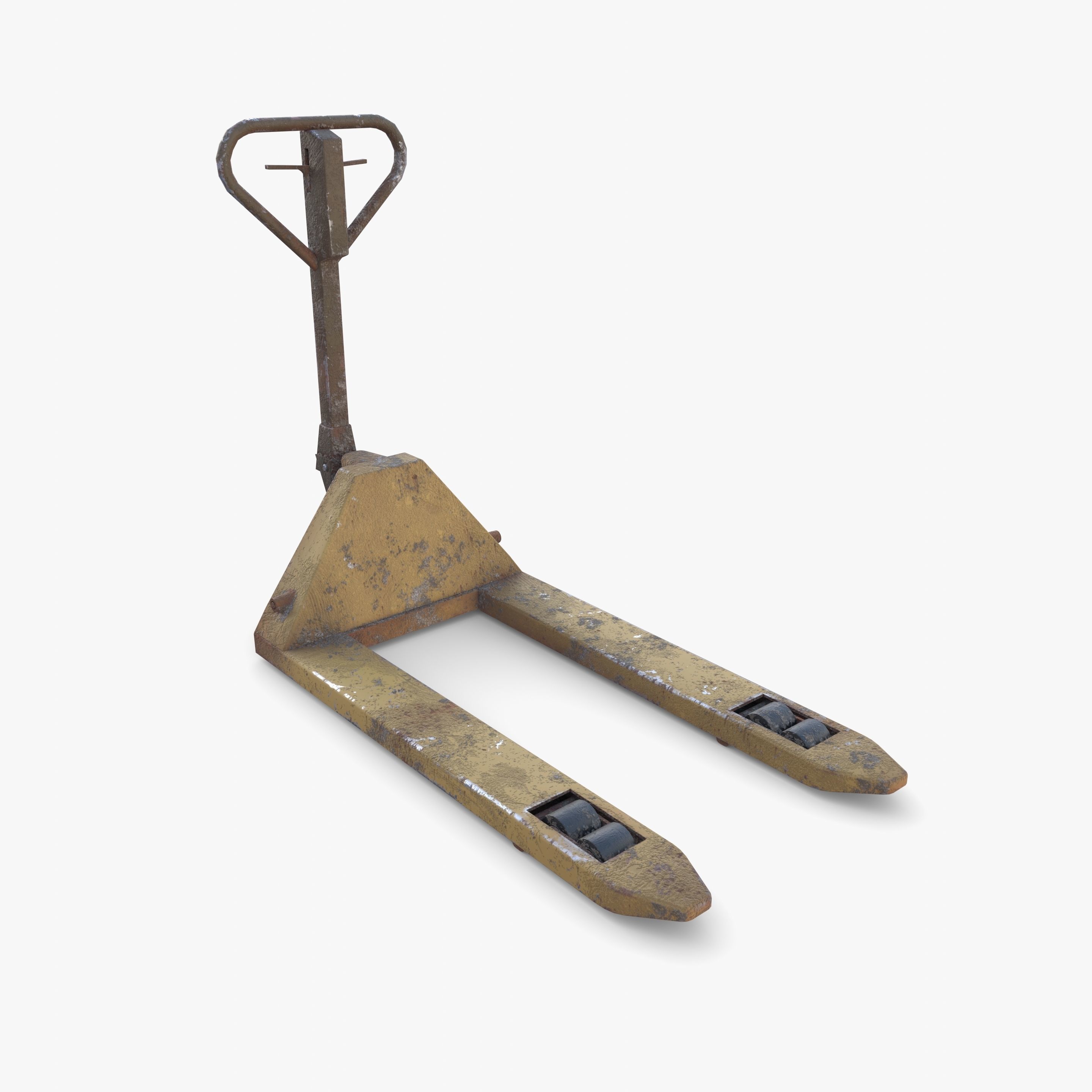 Pallet Jack V2 Low-poly 3D model_8