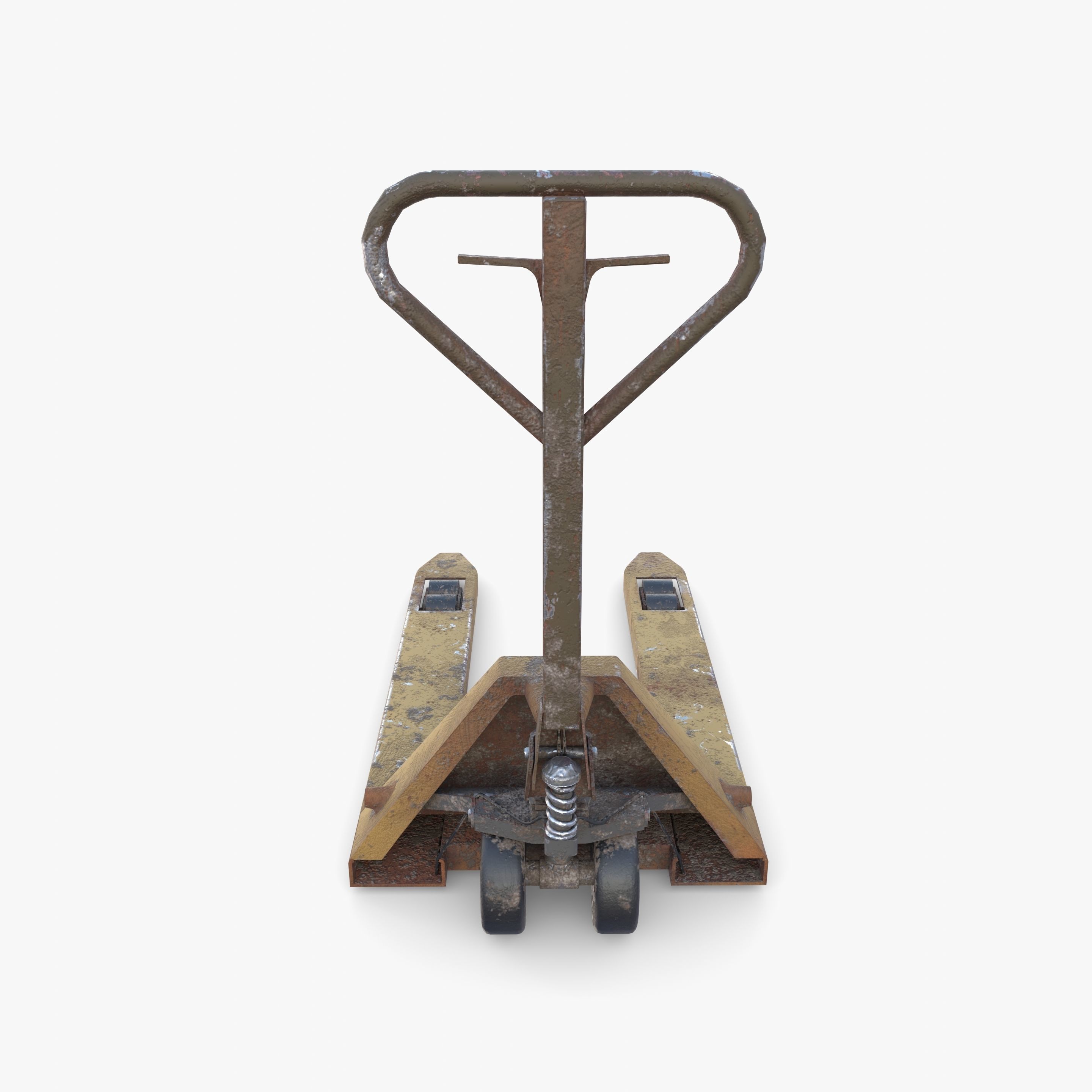 Pallet Jack V2 Low-poly 3D model_4