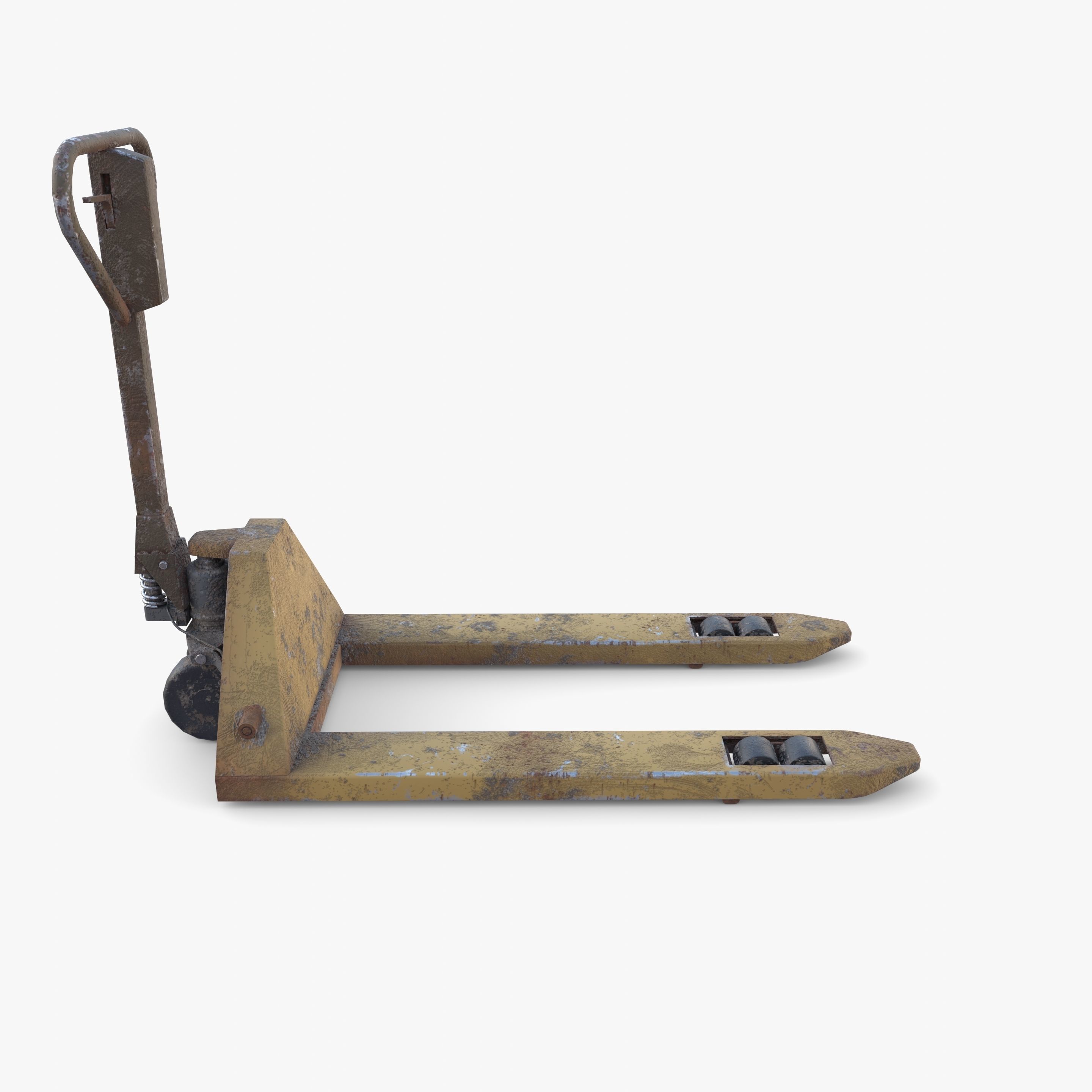 Pallet Jack V2 Low-poly 3D model_7