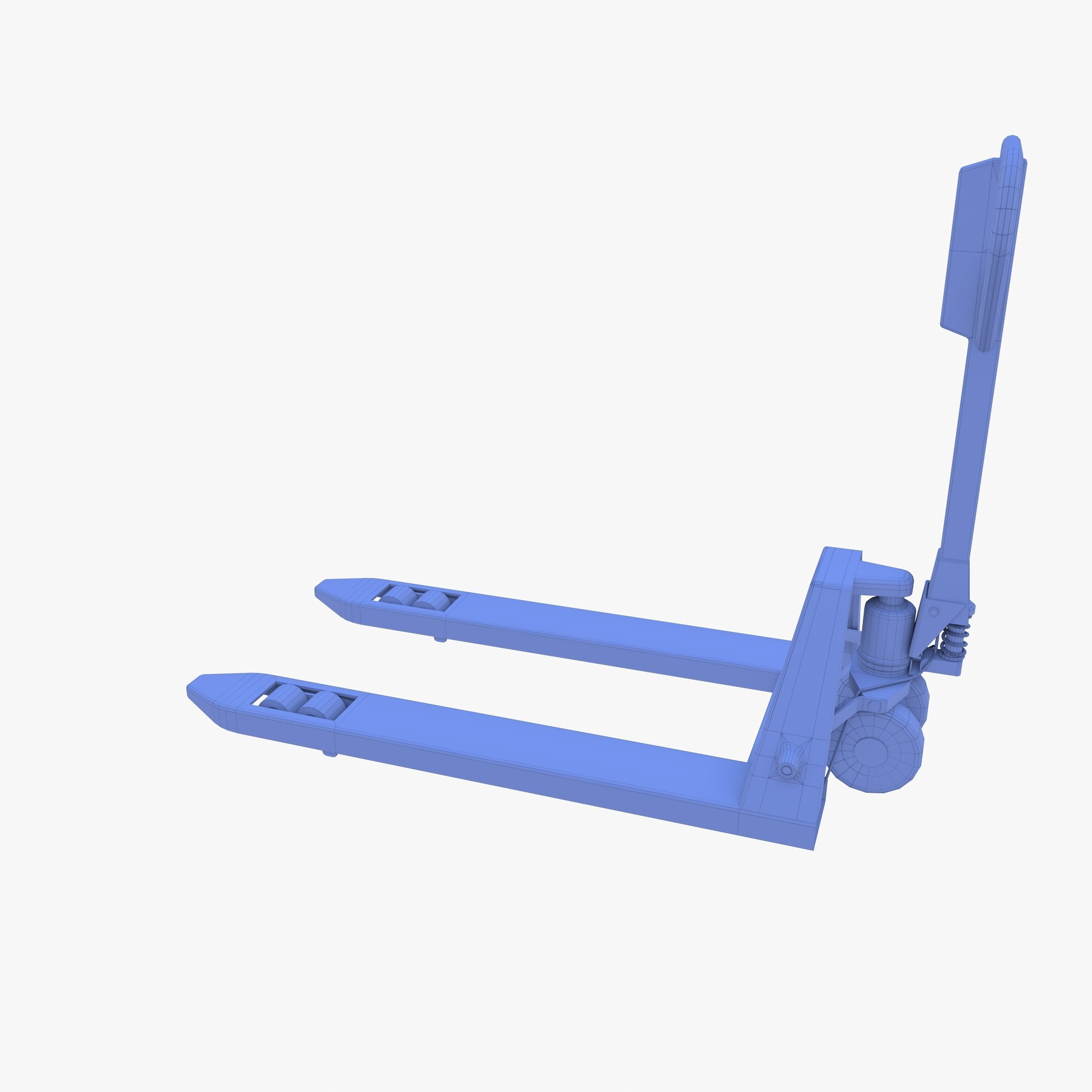 Pallet Jack V2 Low-poly 3D model_18