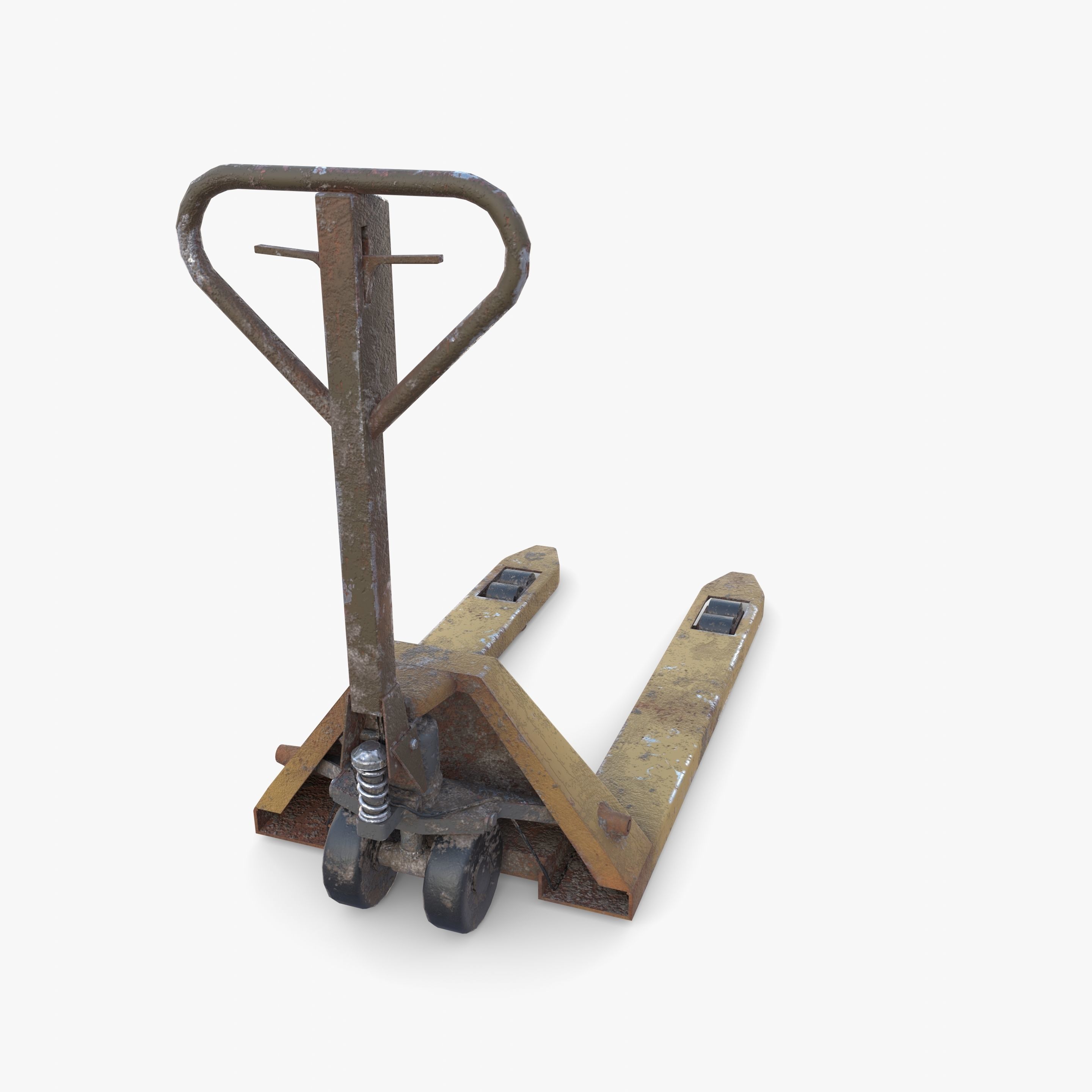 Pallet Jack V2 Low-poly 3D model_5