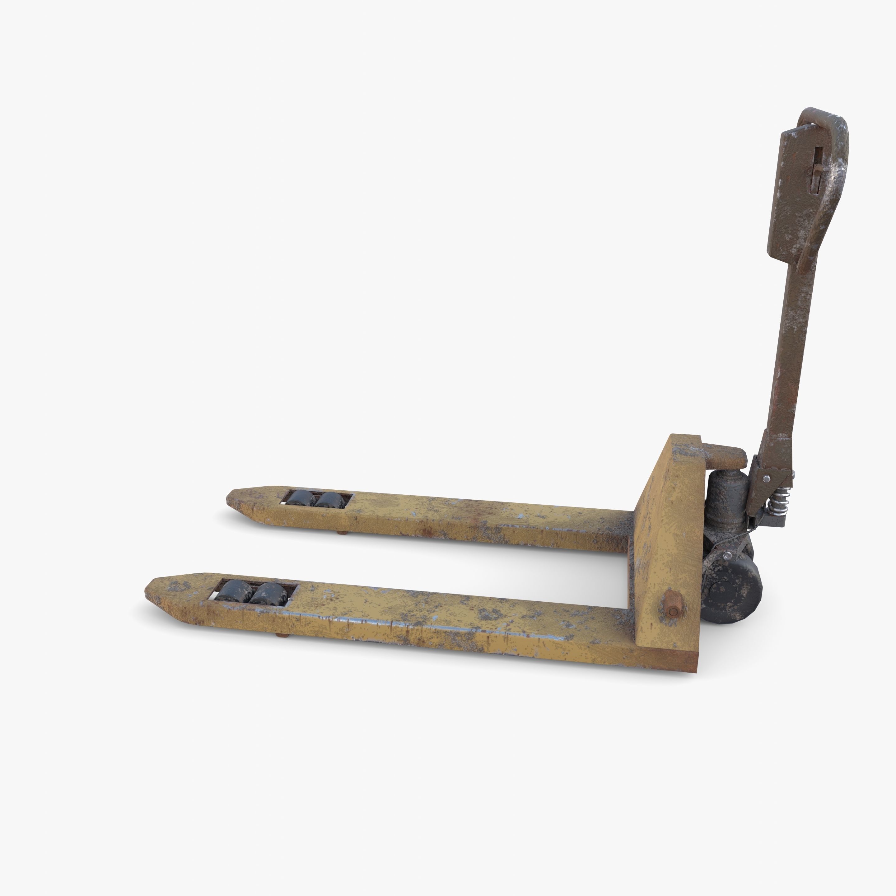 Pallet Jack V2 Low-poly 3D model_2