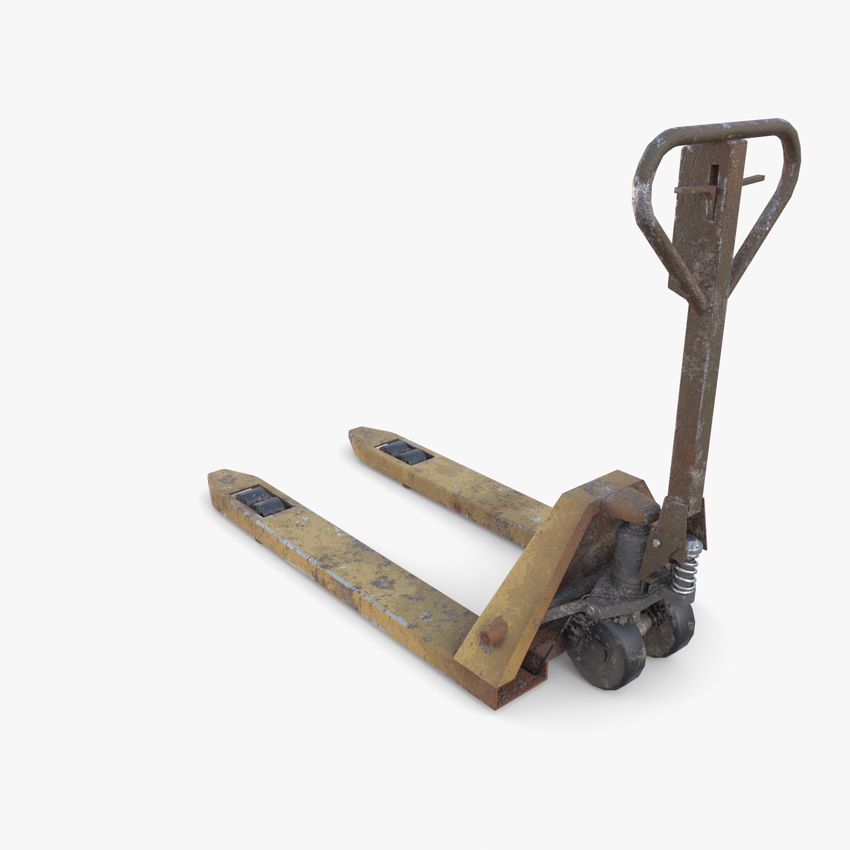 Pallet Jack V2 Low-poly 3D model_3