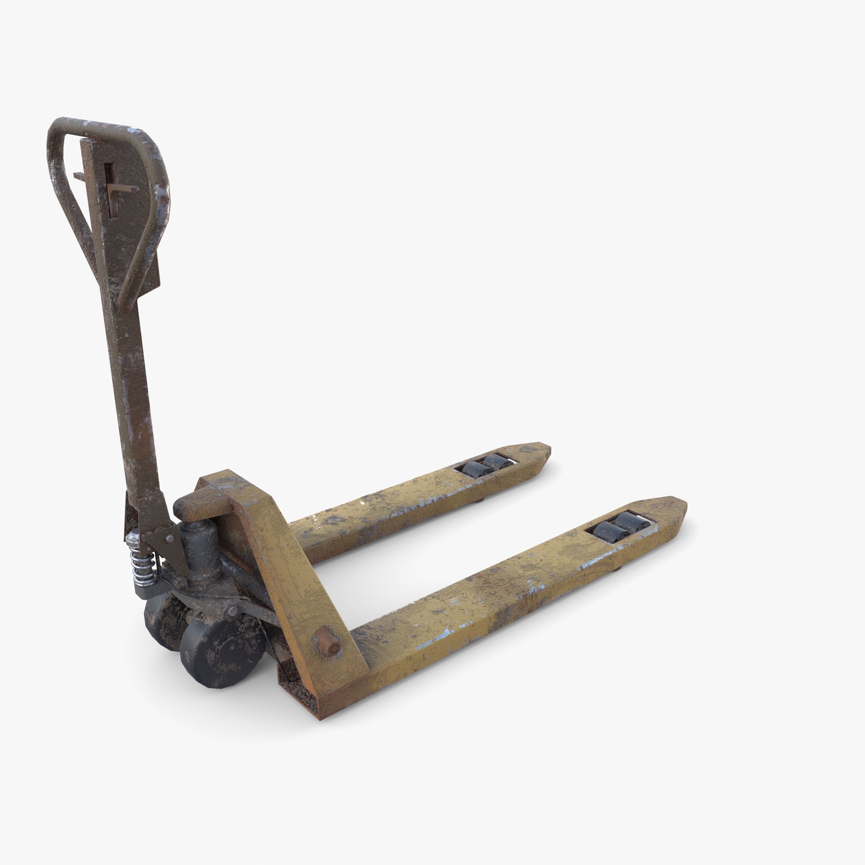 Pallet Jack V2 Low-poly 3D model_6