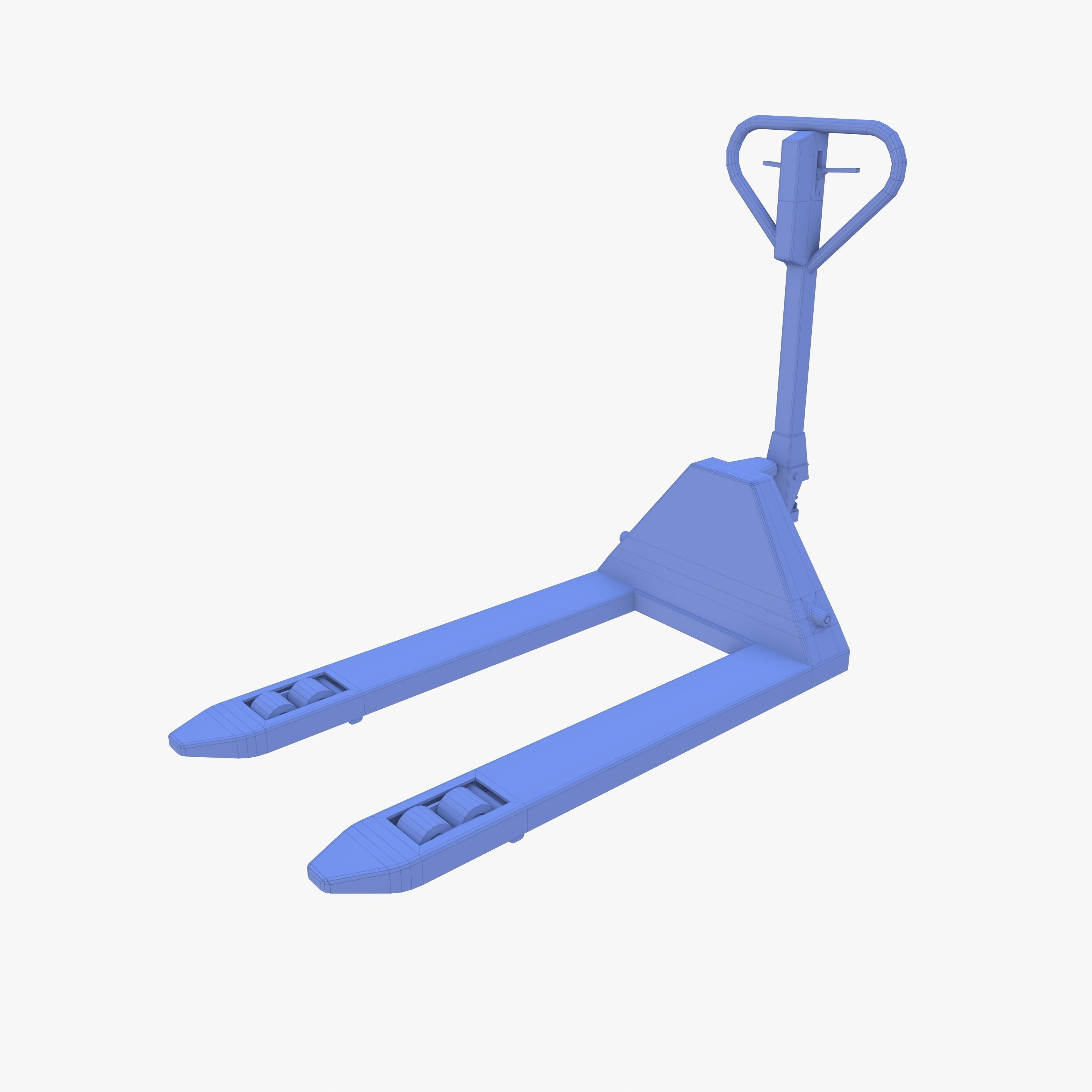Pallet Jack V2 Low-poly 3D model_16