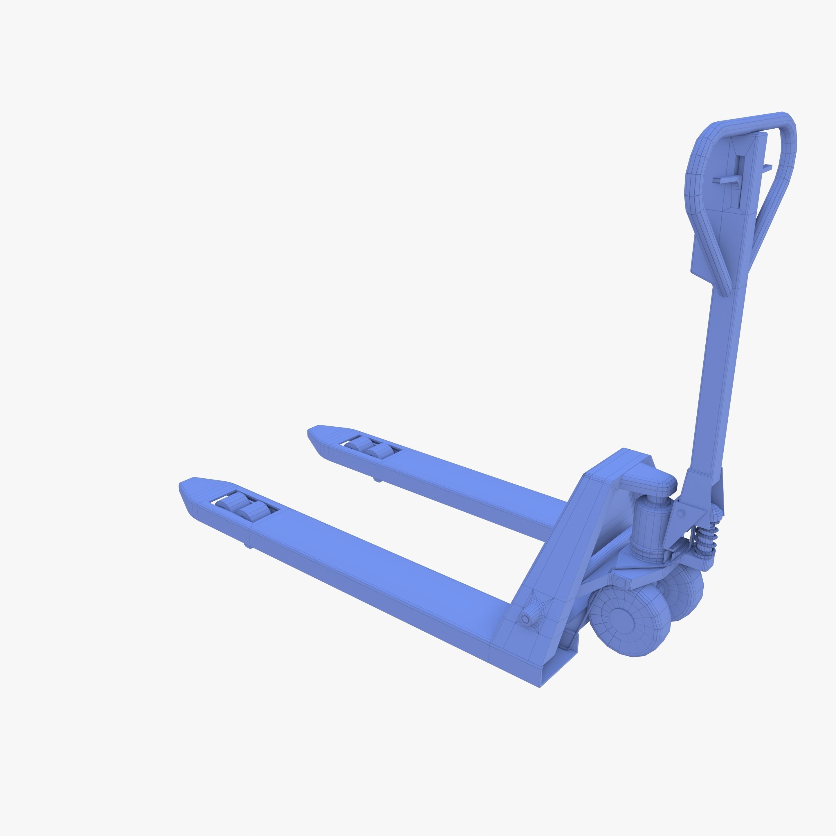 Pallet Jack V2 Low-poly 3D model_19