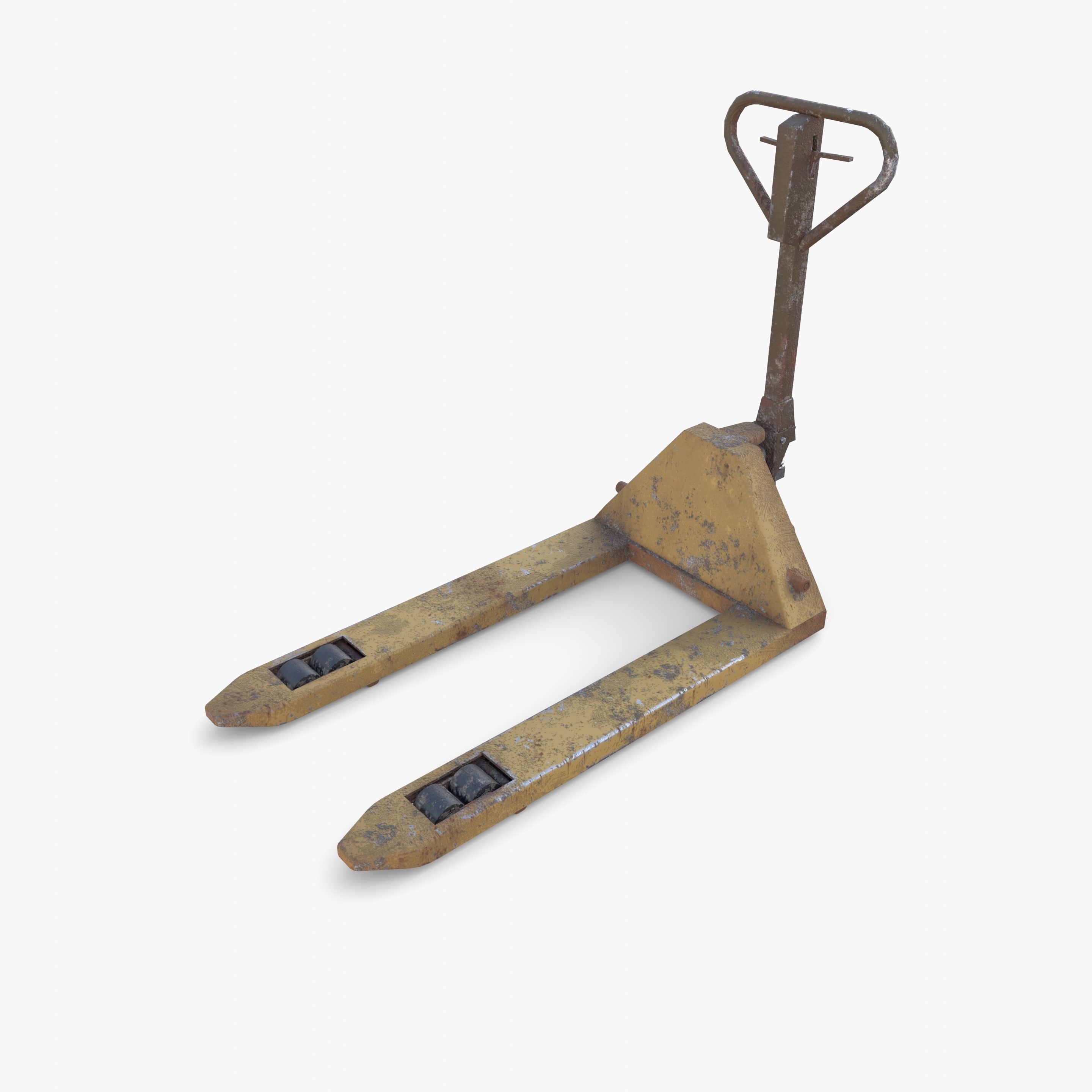 Pallet Jack V2 Low-poly 3D model_10