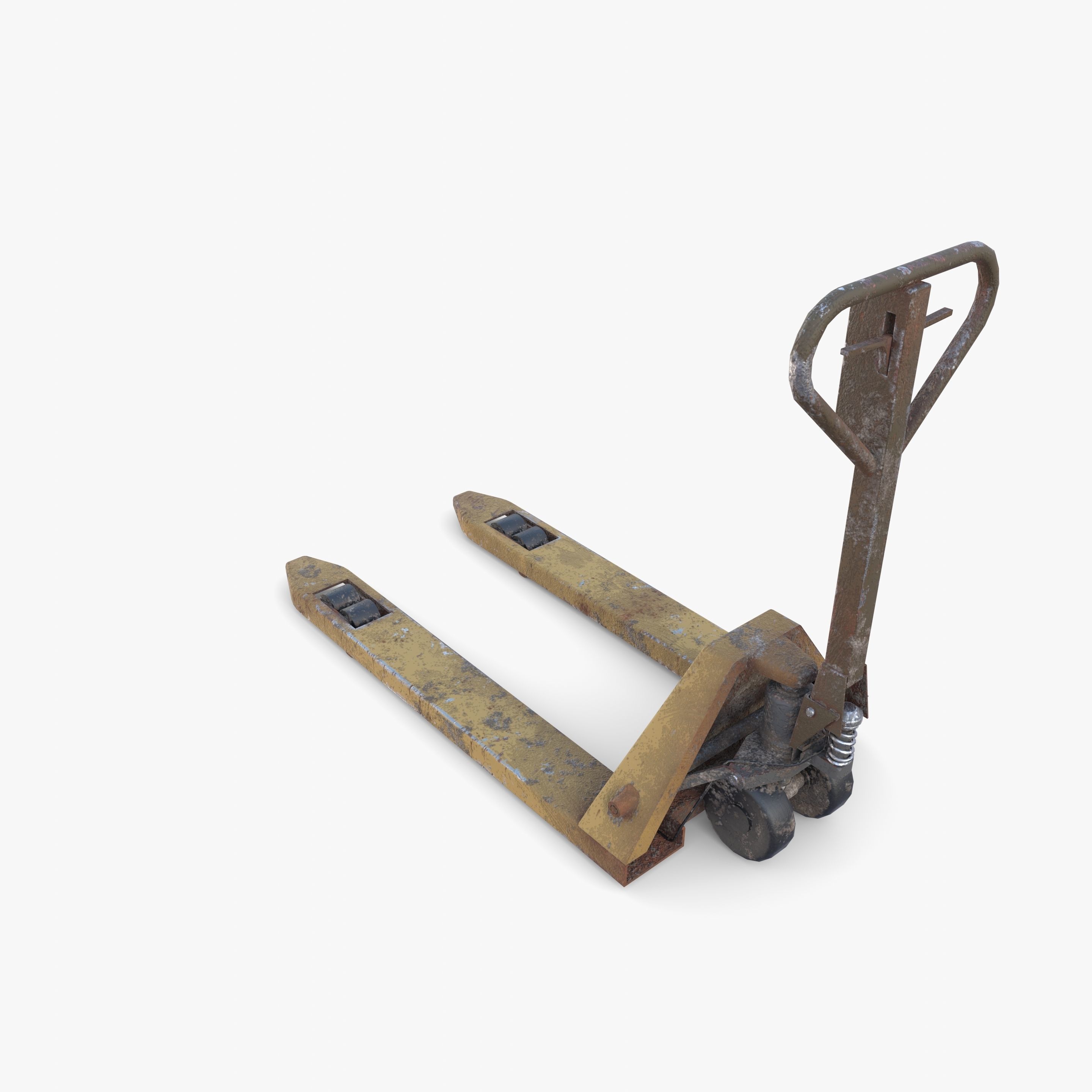 Pallet Jack V2 Low-poly 3D model_12