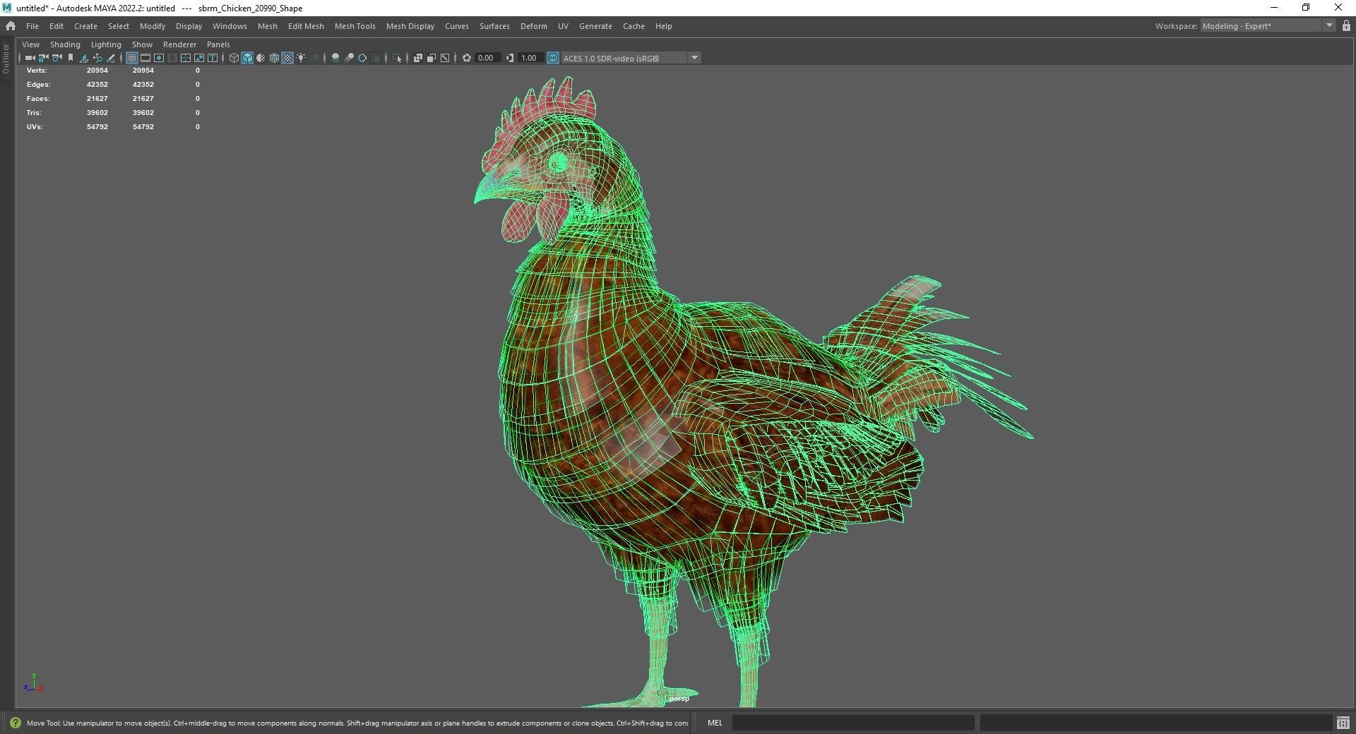 Farm Favorite 3D free Chicken The Egg Producer Low-poly 3D model_13