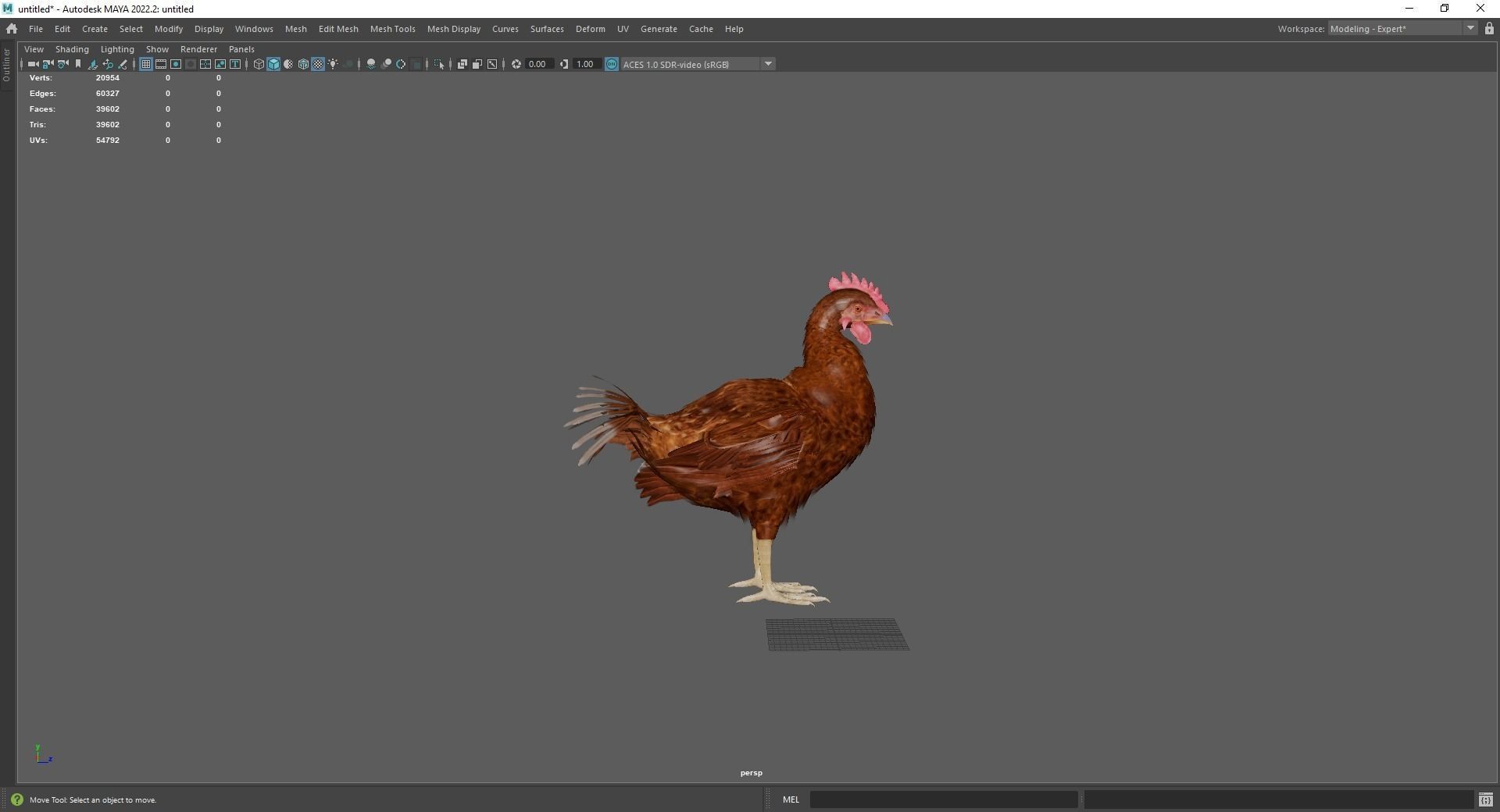 Farm Favorite 3D free Chicken The Egg Producer Low-poly 3D model_12