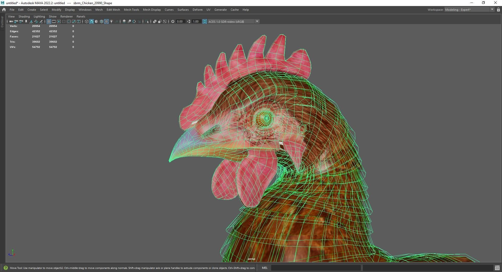 Farm Favorite 3D free Chicken The Egg Producer Low-poly 3D model_14