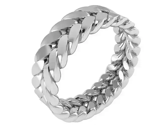 Chain Band Ring 2800 3D print model