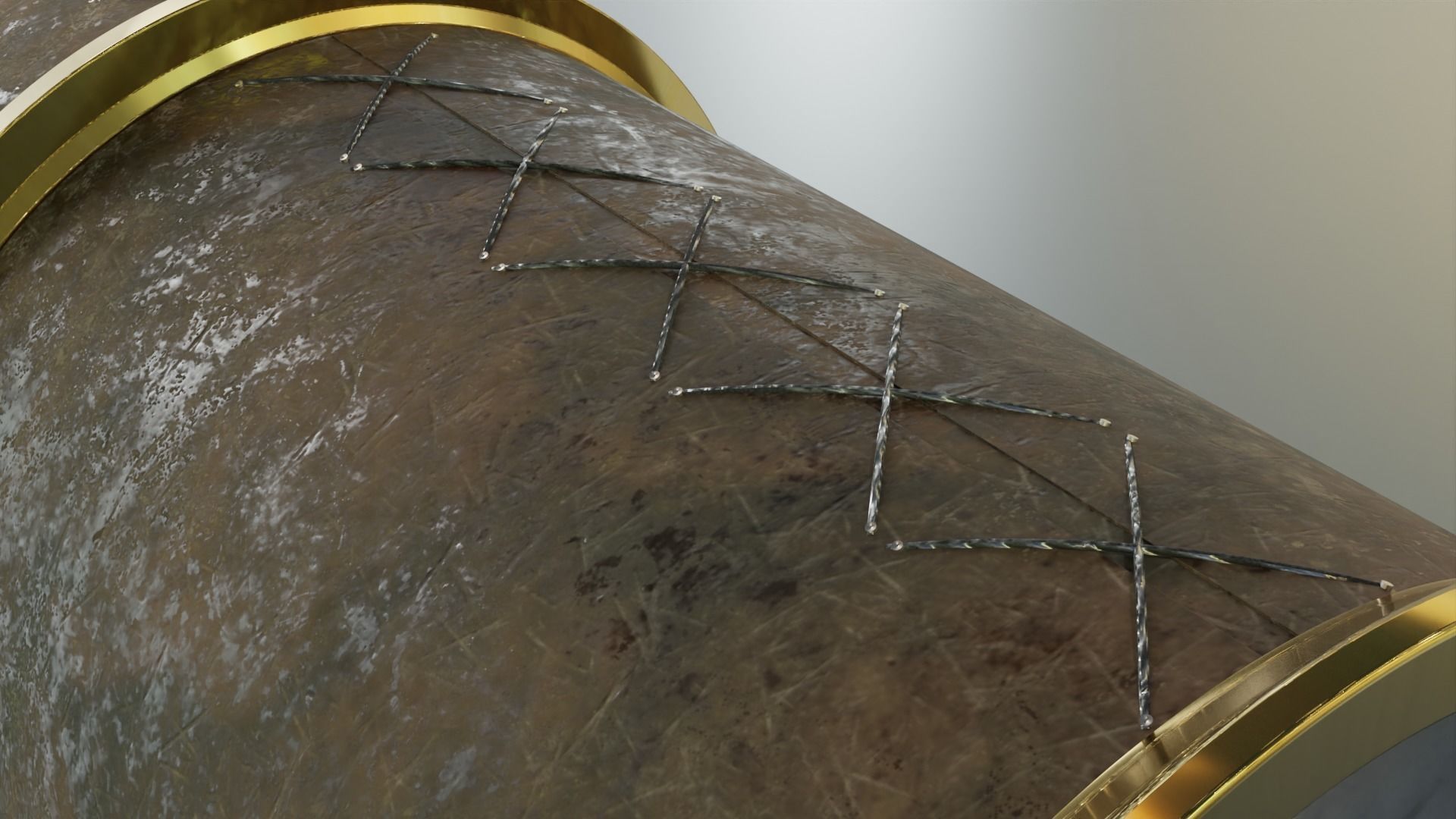 Spyglass Telescope high-poly 3D model_4