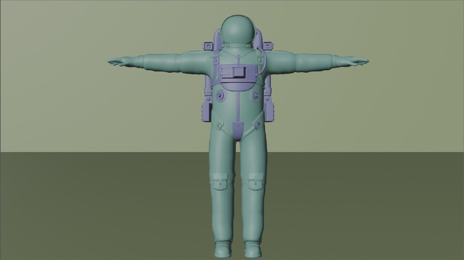 SPACE ASTRONAUT  3D model_10