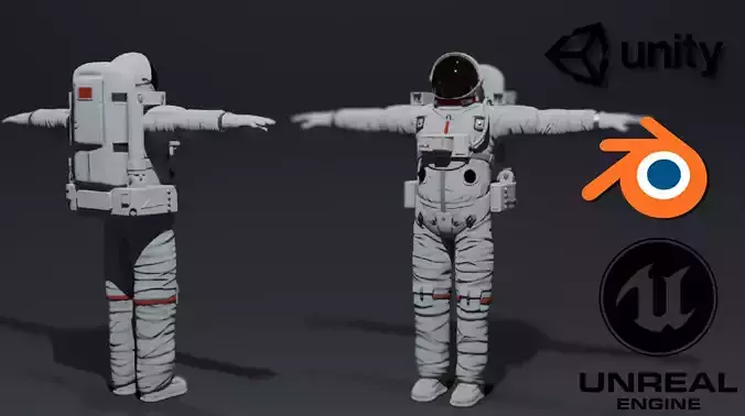 SPACE ASTRONAUT  3D model