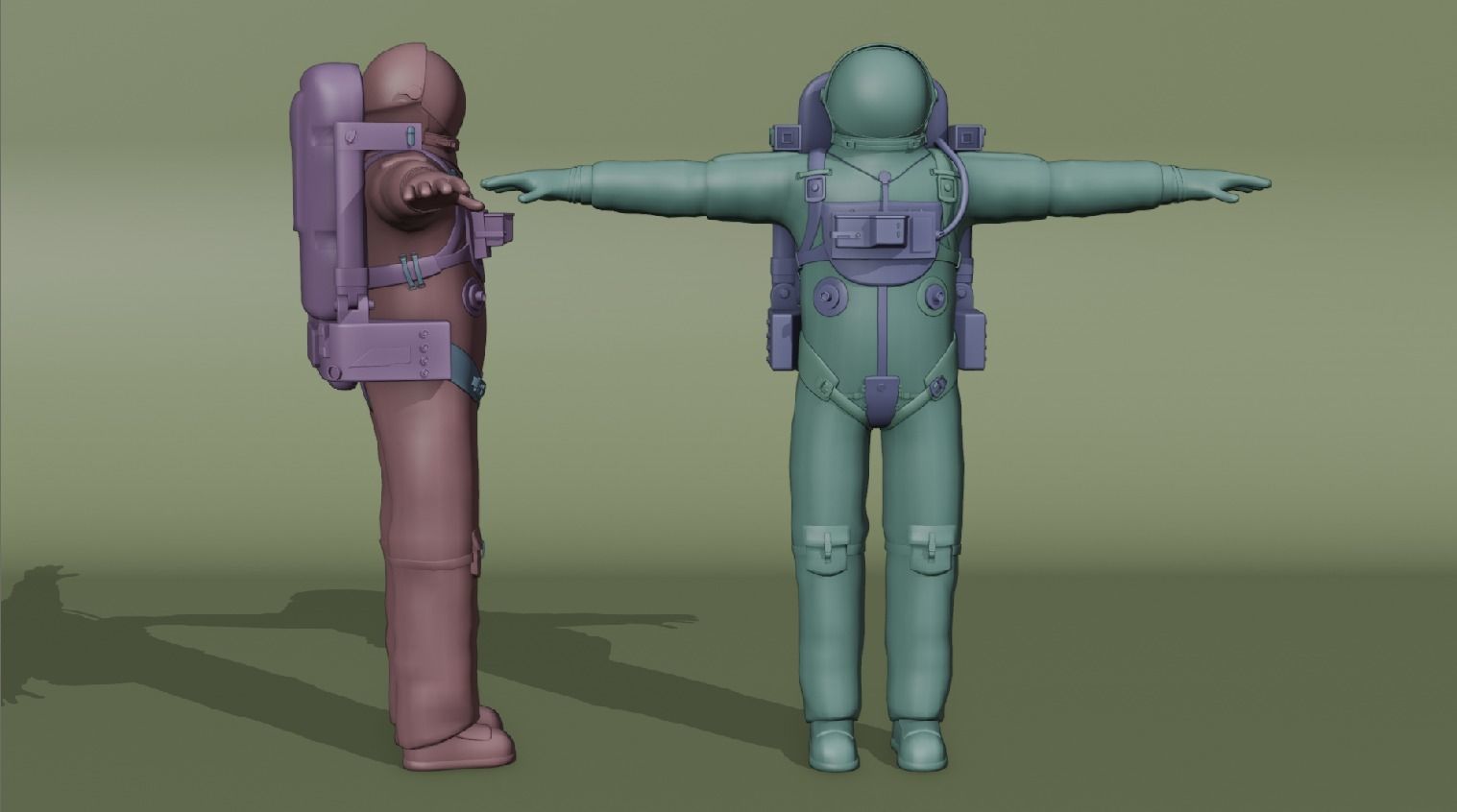 SPACE ASTRONAUT  3D model_3