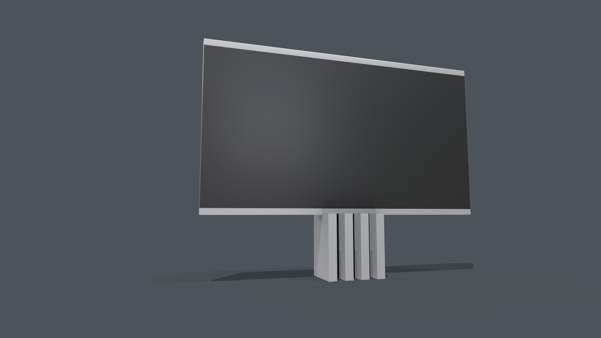 C SEED the unfolding indoor TV 165 Low-poly 3D model_7