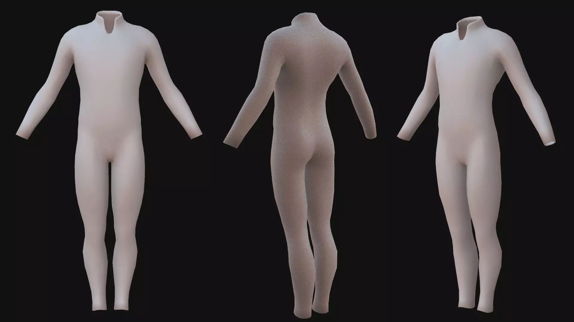 Male Sci-fi Suit 3D model_0