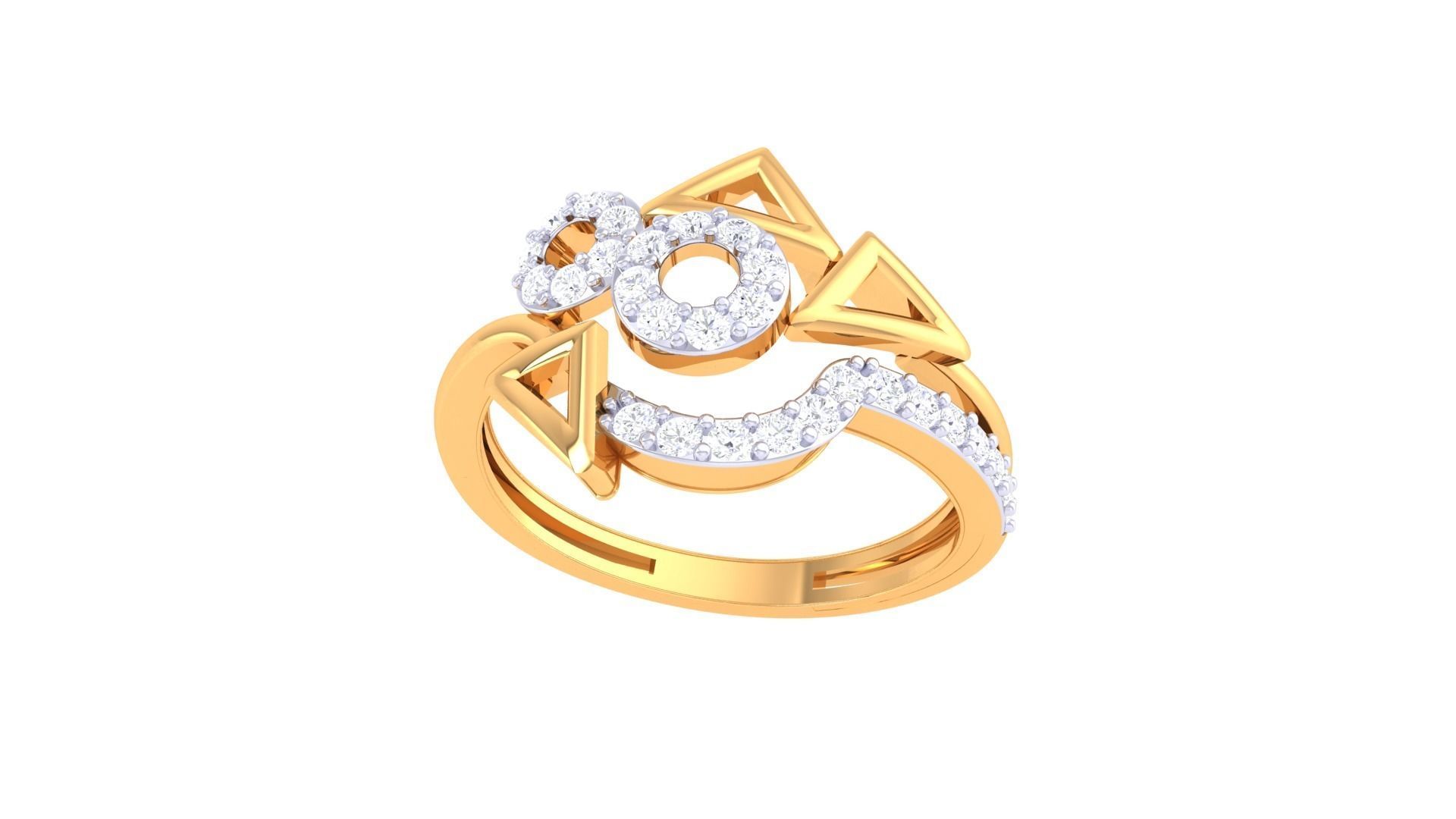 Diamond Ring 27 3D print model_2