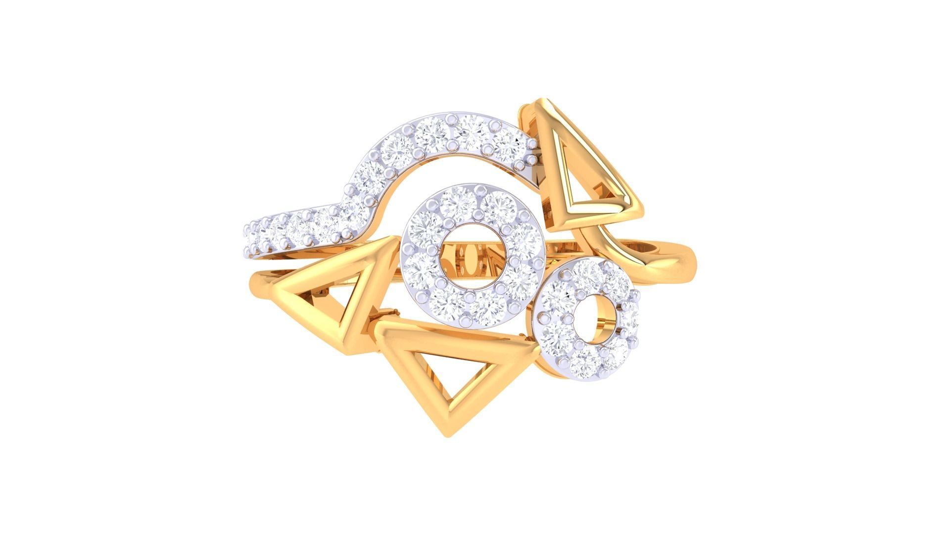 Diamond Ring 27 3D print model_3