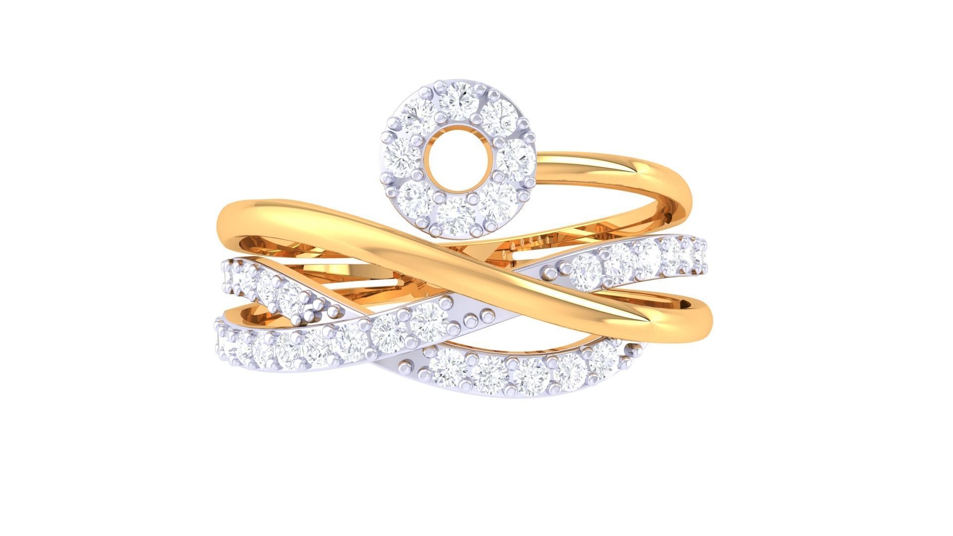 Diamond Ring 24 3D print model_3