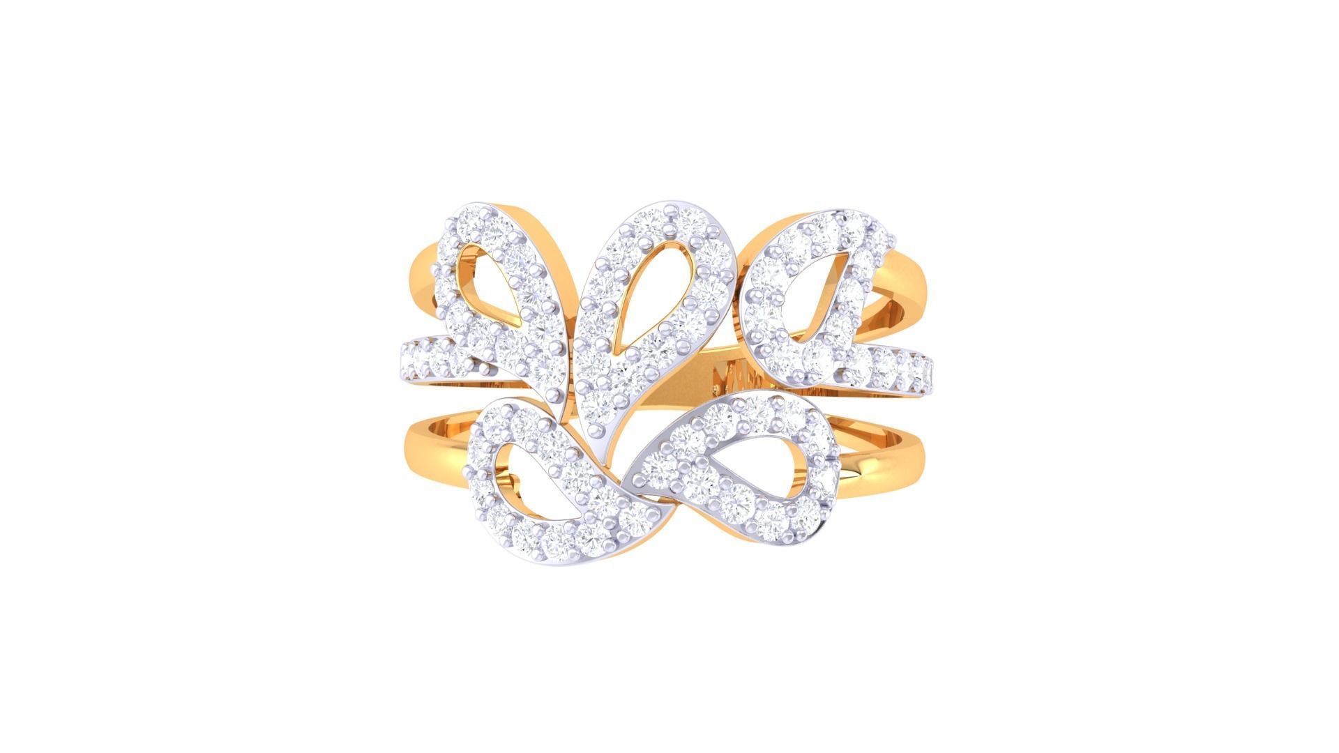 Diamond Ring 19 3D print model_3