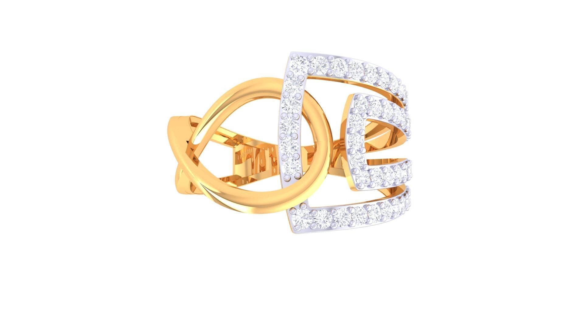 Diamond Ring 14 3D print model_3