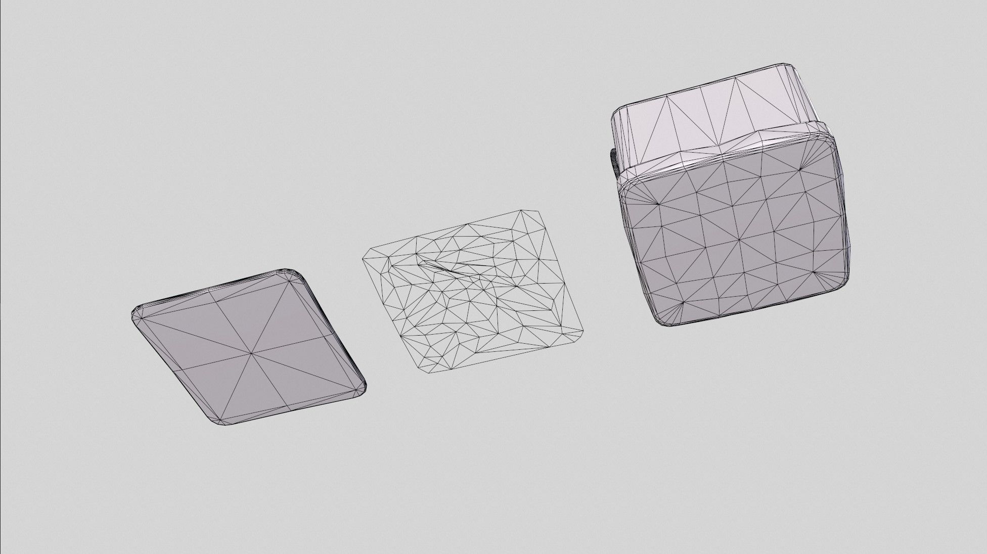 Basket 11 Low-poly 3D model_7