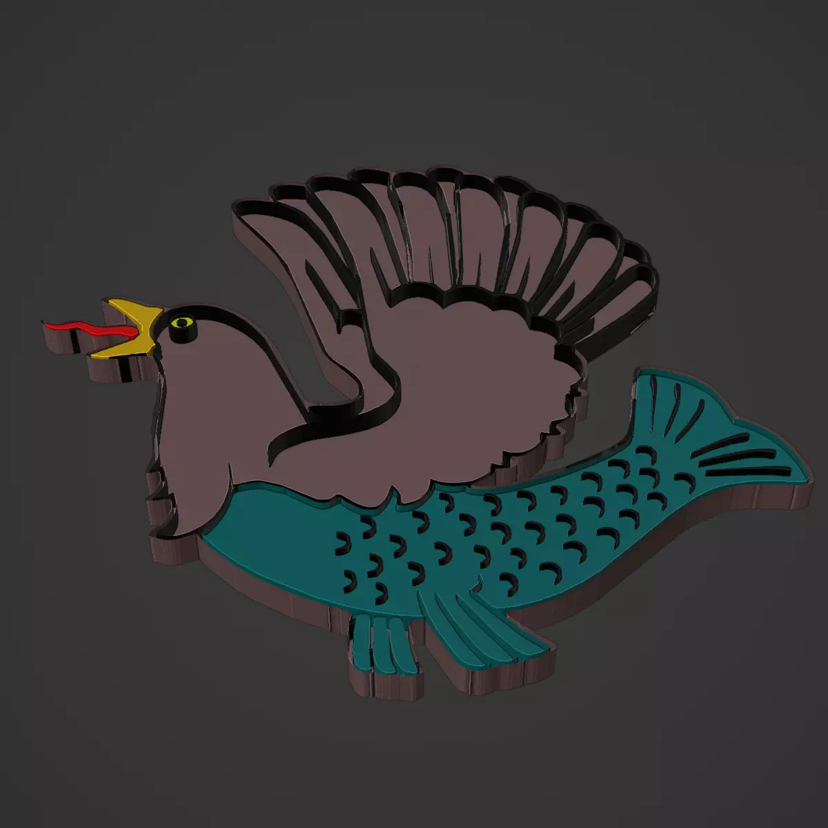 bird for print 3D print model_0