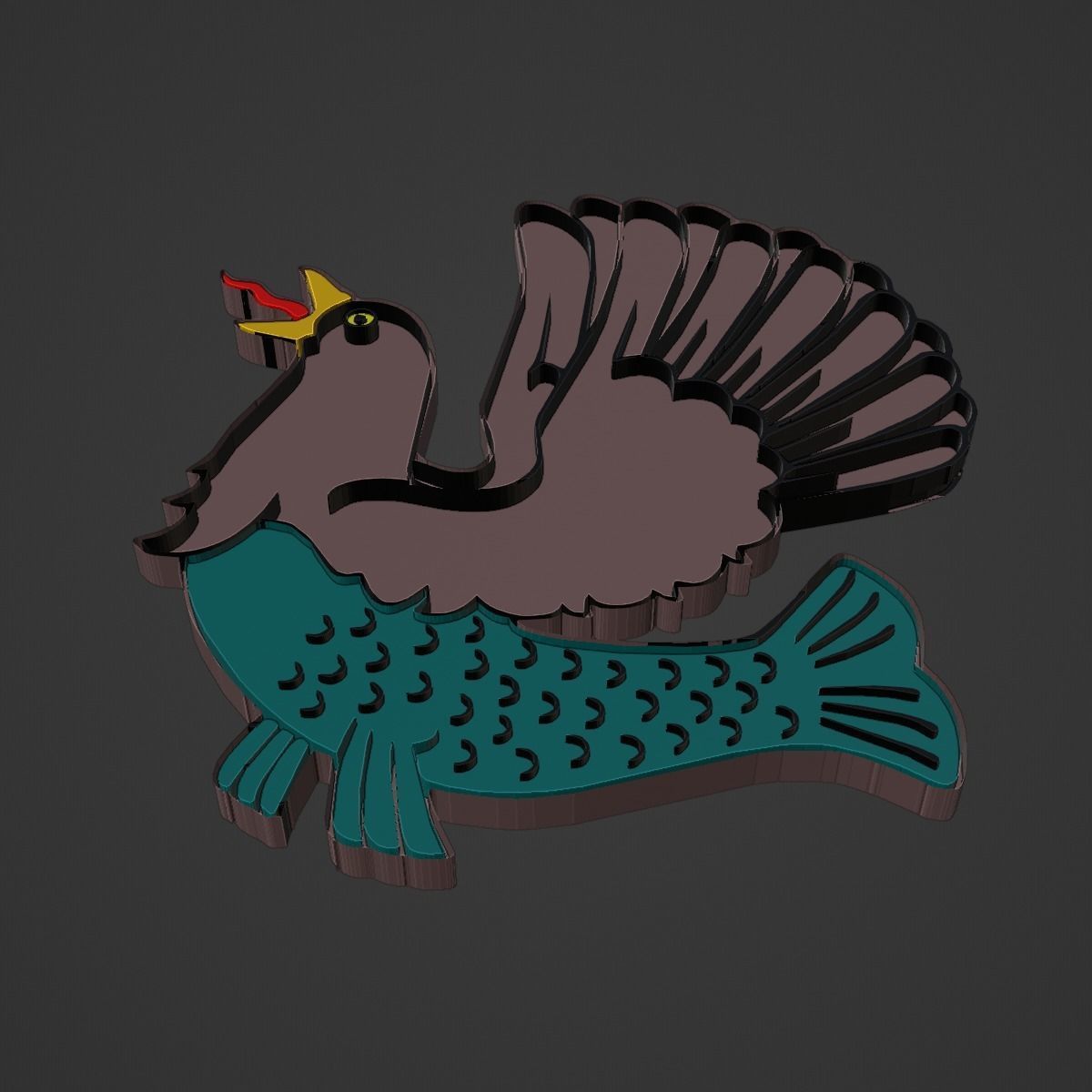 bird for print 3D print model_1
