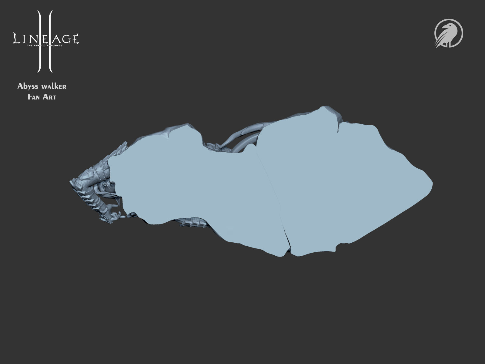 Dark Elf Girl Lineage2 Fan-Art Abyss Walker 3D print model_18