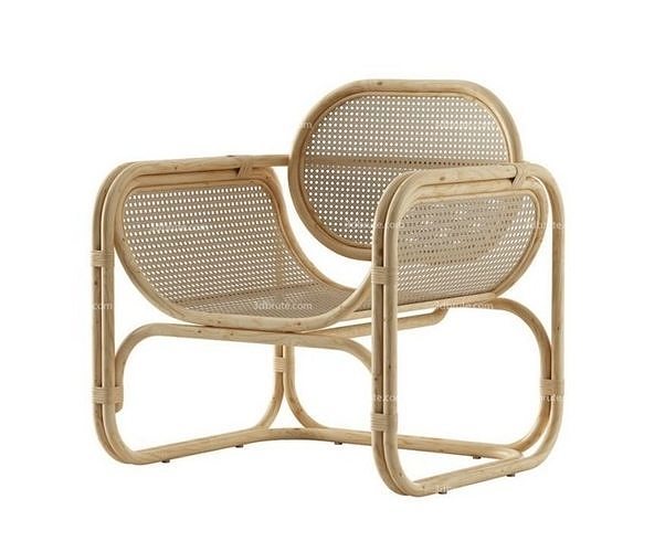 ratten armchair Free 3D print model