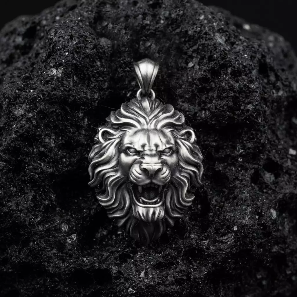Classic Angry Lion pendant 3D print model