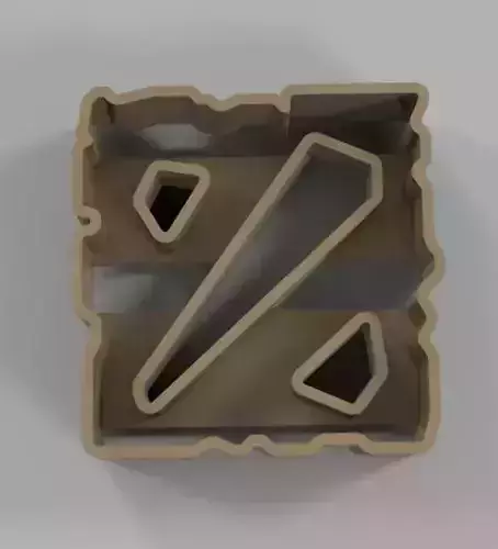 DOTA2 COOKIE CUTTER 3D print model 3D print model